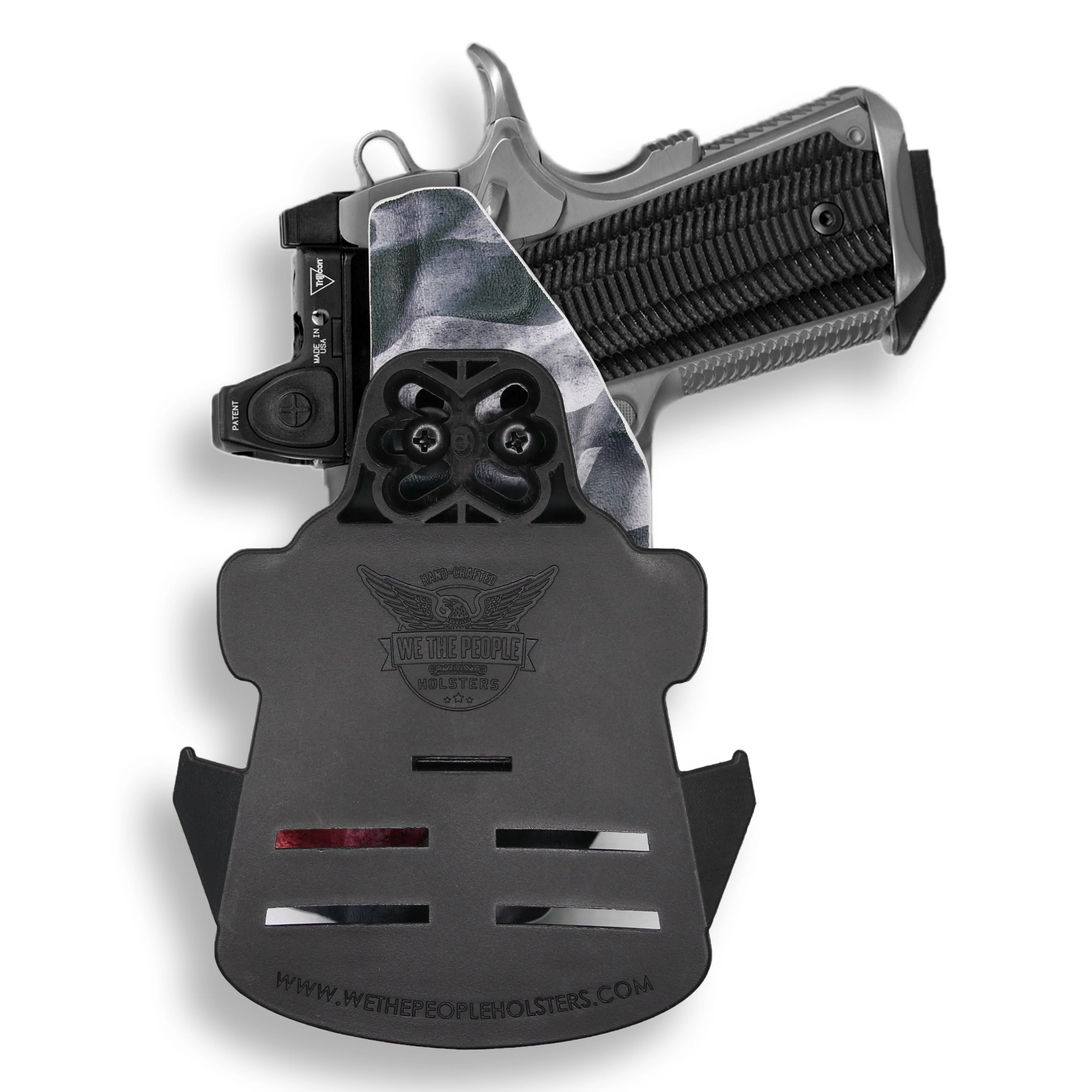 Colt 1911 3.25" Defender 45ACP No Rail Only Red Dot Optic Cut OWB Holster - Image 16