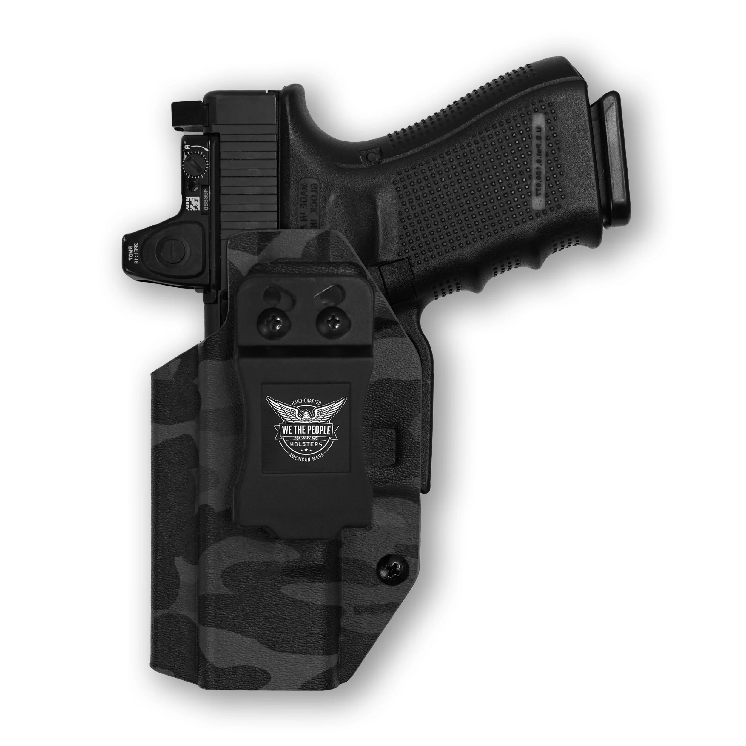 Colt 1911 4" 45ACP with Surefire X300U-A Light Red Dot Optic Cut IWB Holster - Image 77