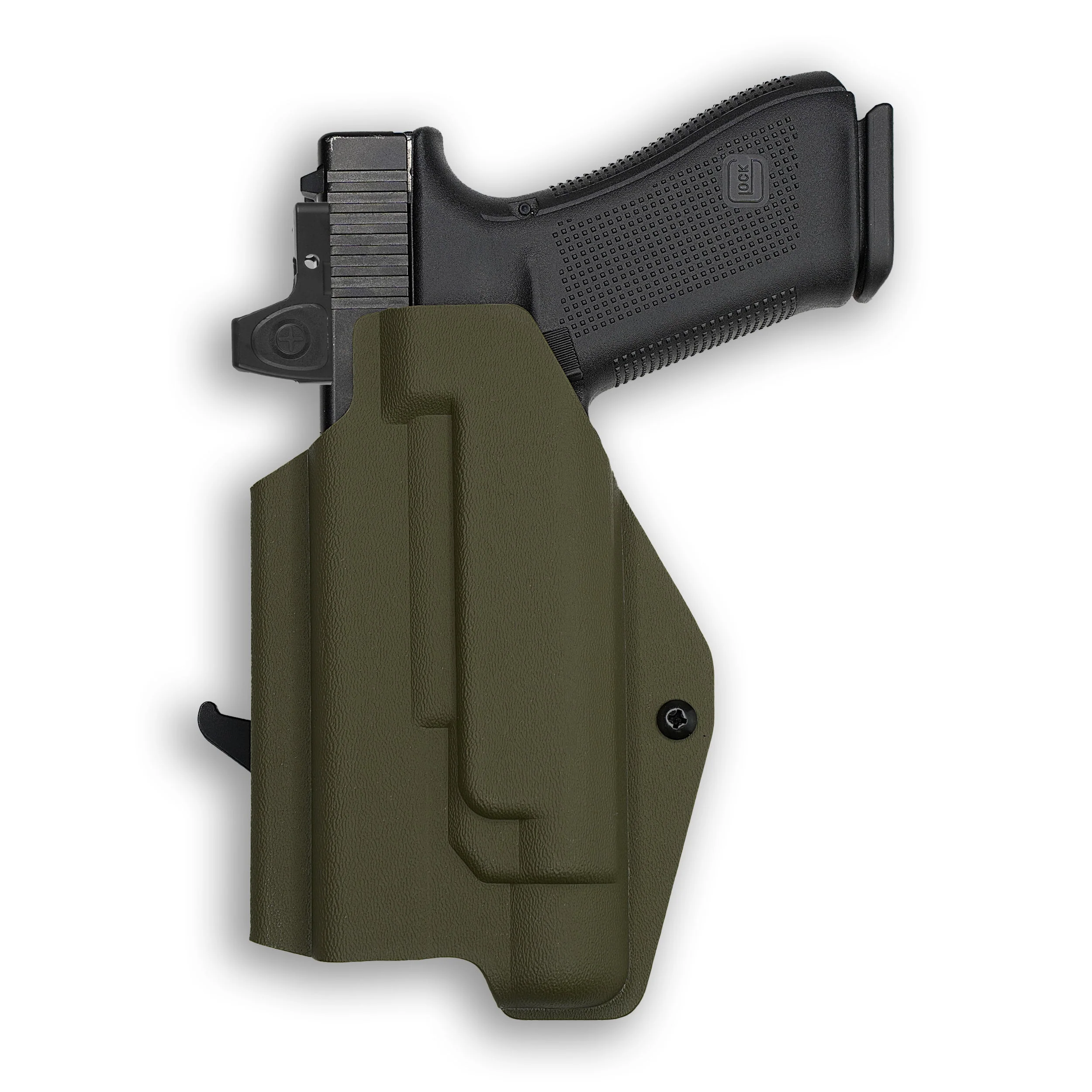 Colt 1911 5" Government 45ACP with Streamlight TLR-7/7A/7X Light Red Dot Optic Cut OWB Holster - Image 105