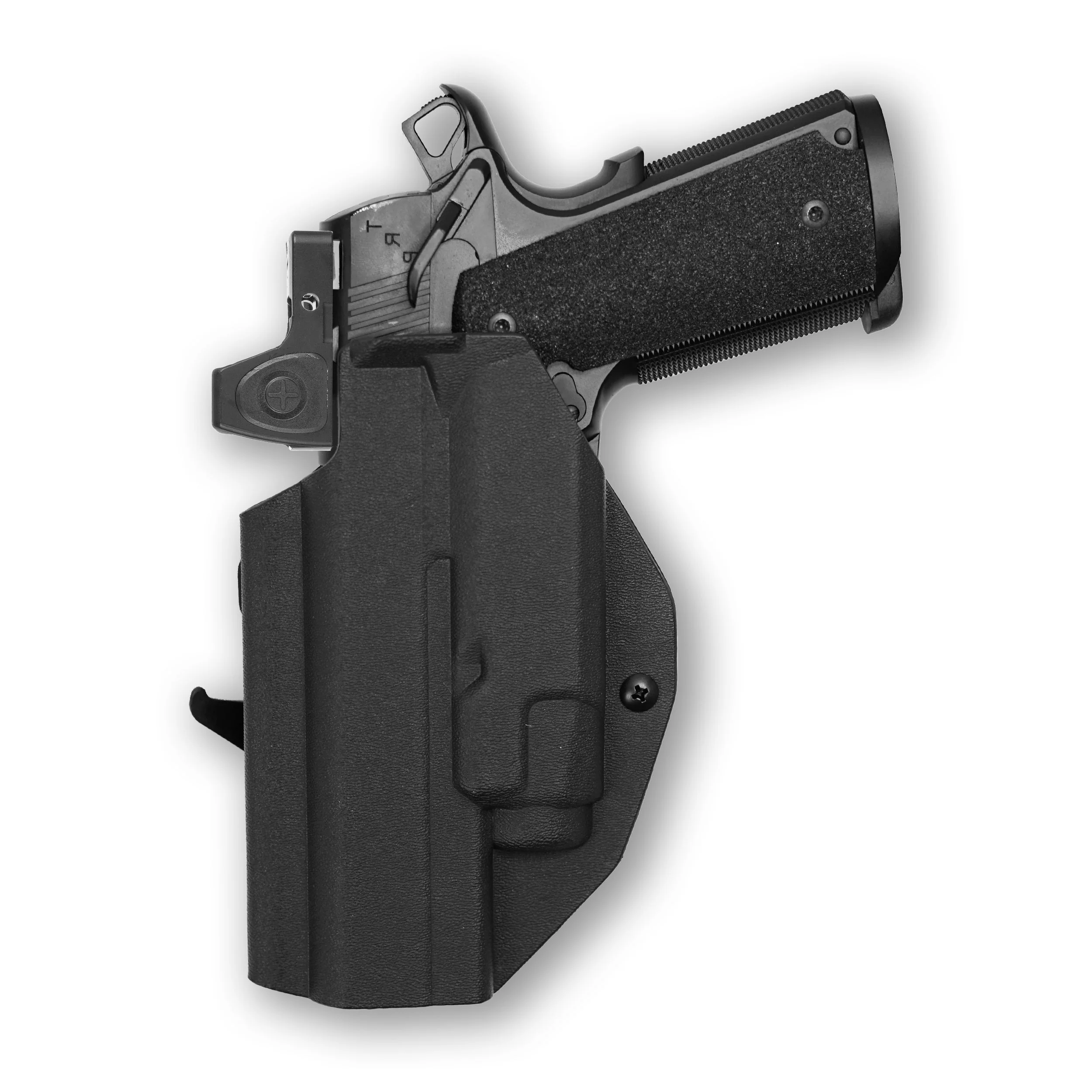 Colt 1911 5" Government 45ACP with Streamlight TLR-7/7A/7X Light Red Dot Optic Cut OWB Holster - Image 3