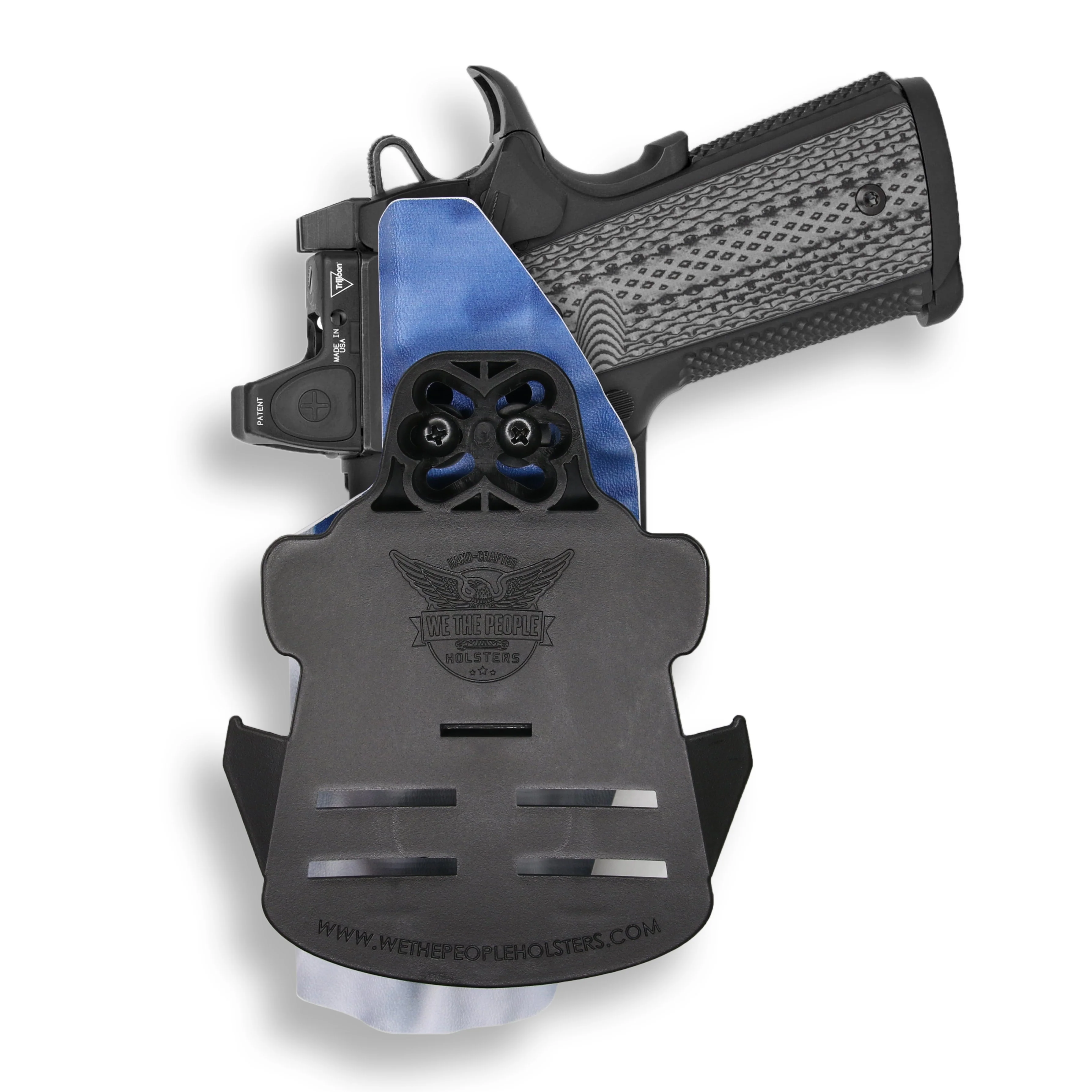 Colt 1911 5" 45ACP with Rail Only Red Dot Optic Cut OWB Holster - Image 20