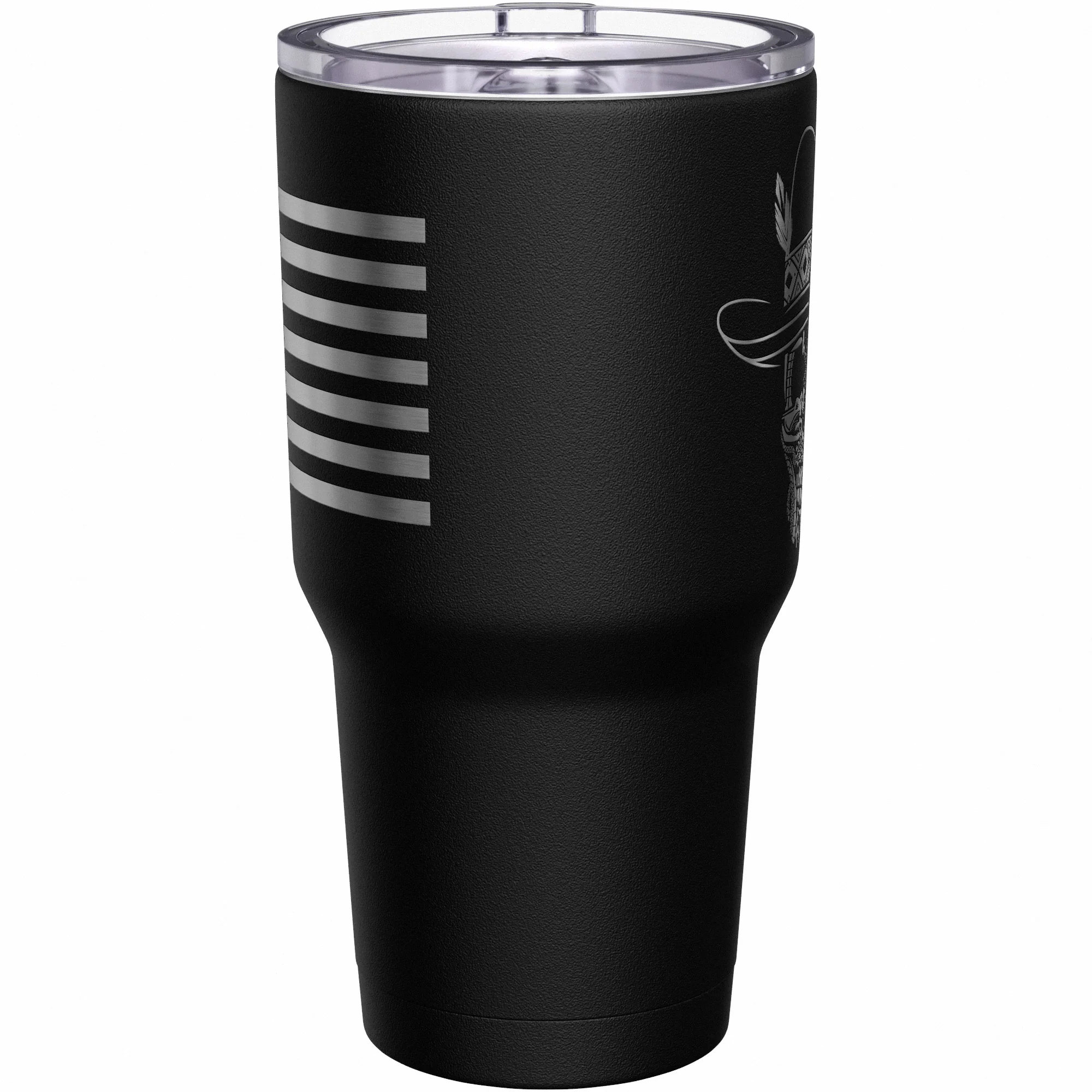 Cowboy Skull Stainless Steel Tumbler - Image 3