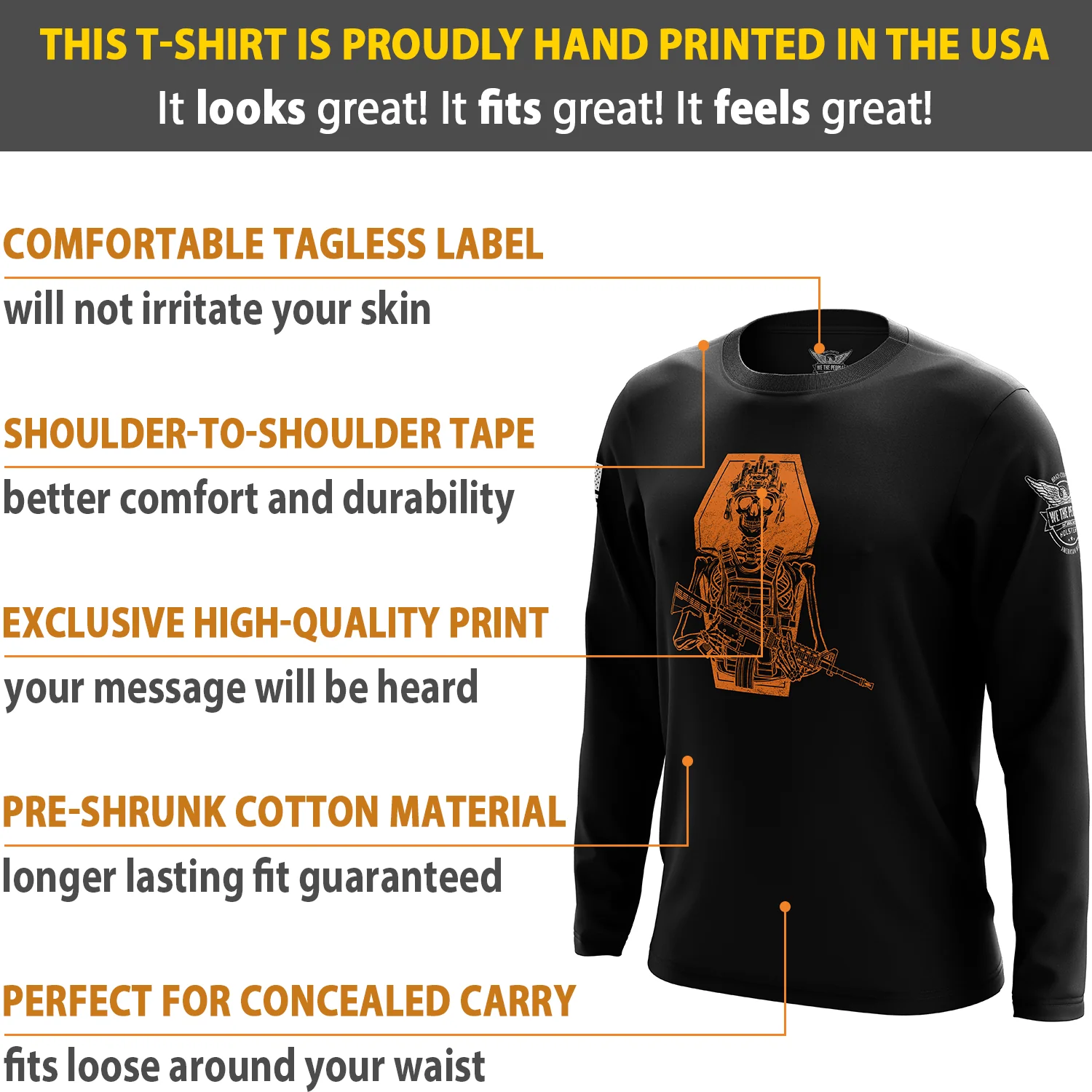 Creeps in Coffins Long Sleeve Shirt - Image 6