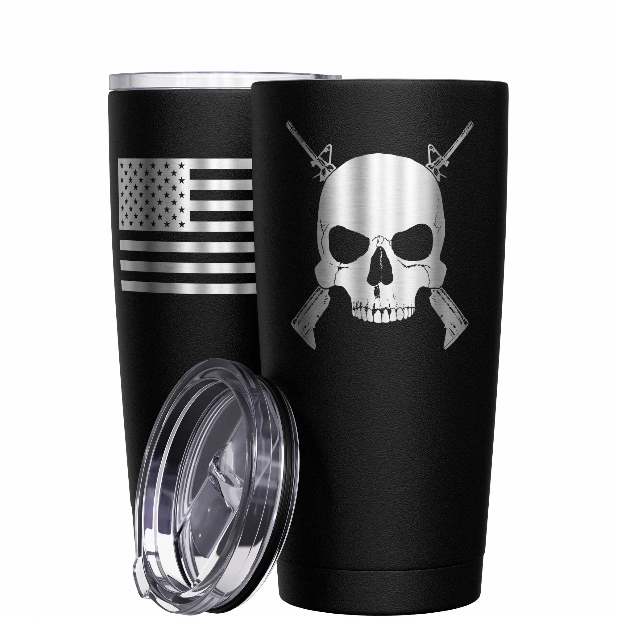 Cross Rifle Jolly Roger Stainless Steel Tumbler - Image 10