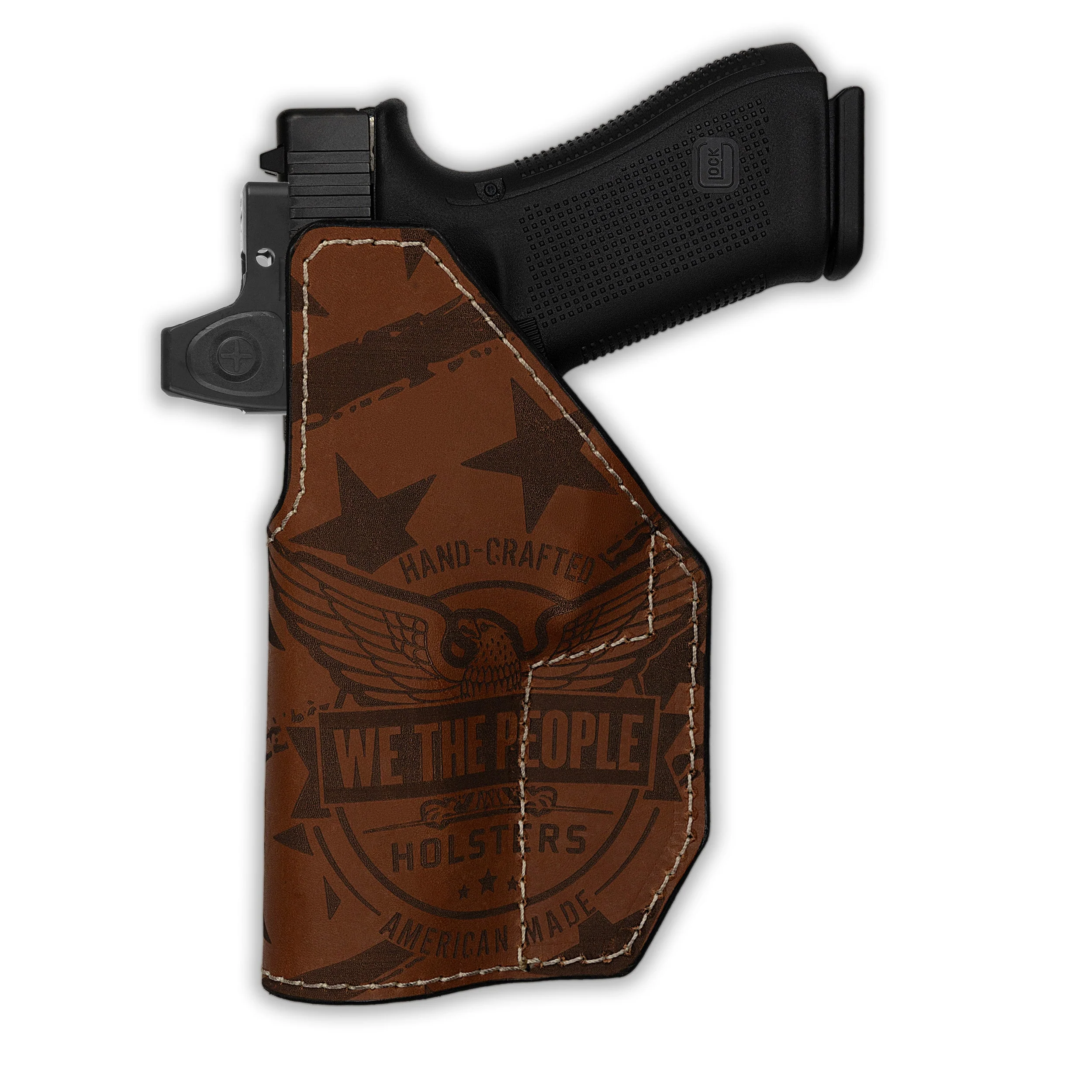 CZ 75B Red Dot Optic Cut Independence Leather IWB Slimfit Holster - Image 2