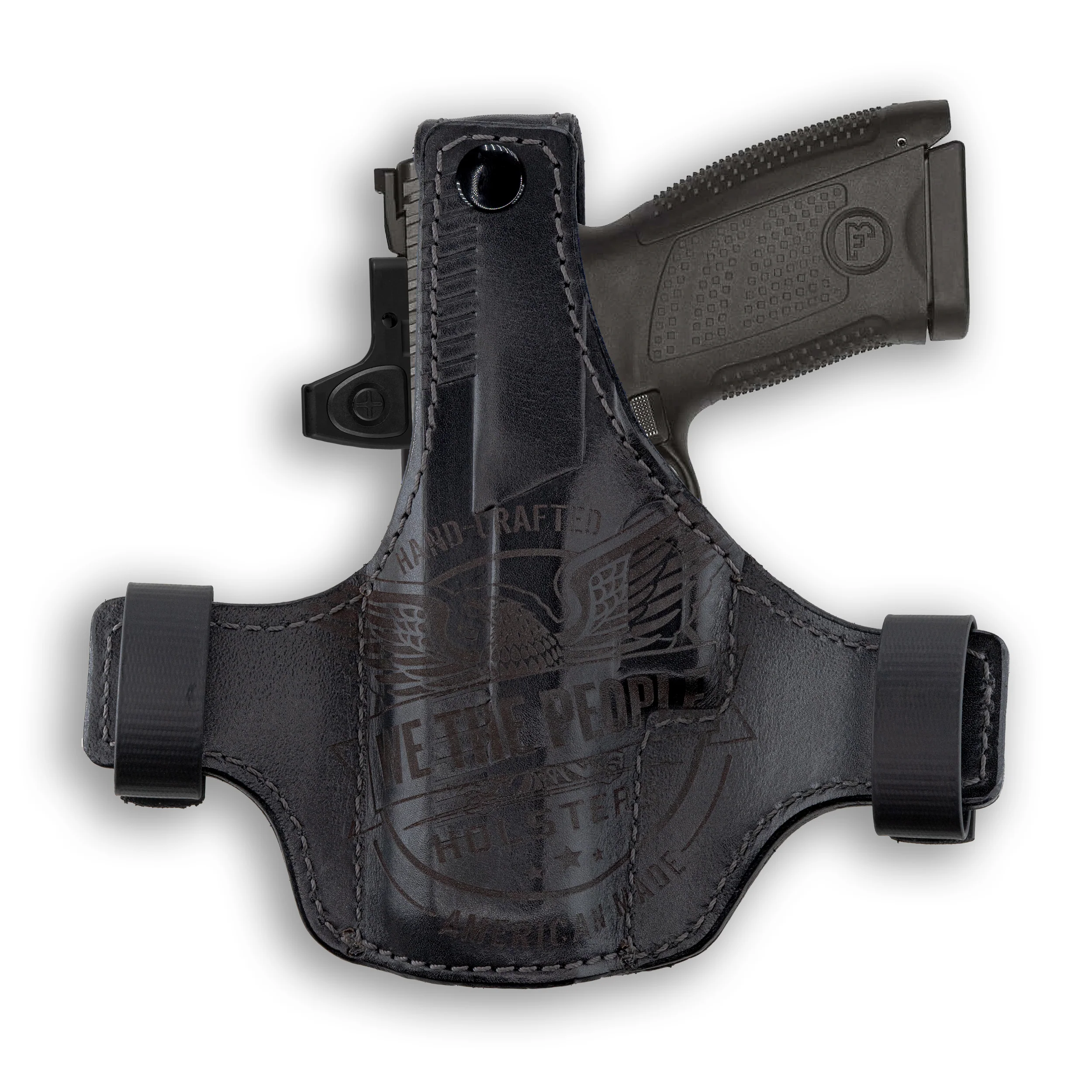 CZ P-10 C Independence Thumb Break Leather OWB Holster - Image 4