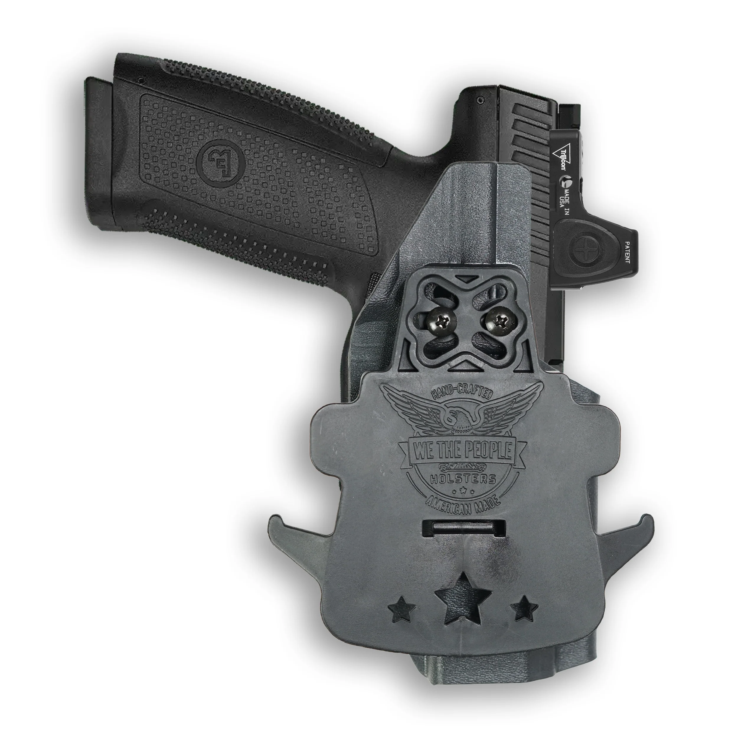 CZ P-10 C OR SR with Threaded Barrel Red Dot Optic Cut OWB Holster - Image 4