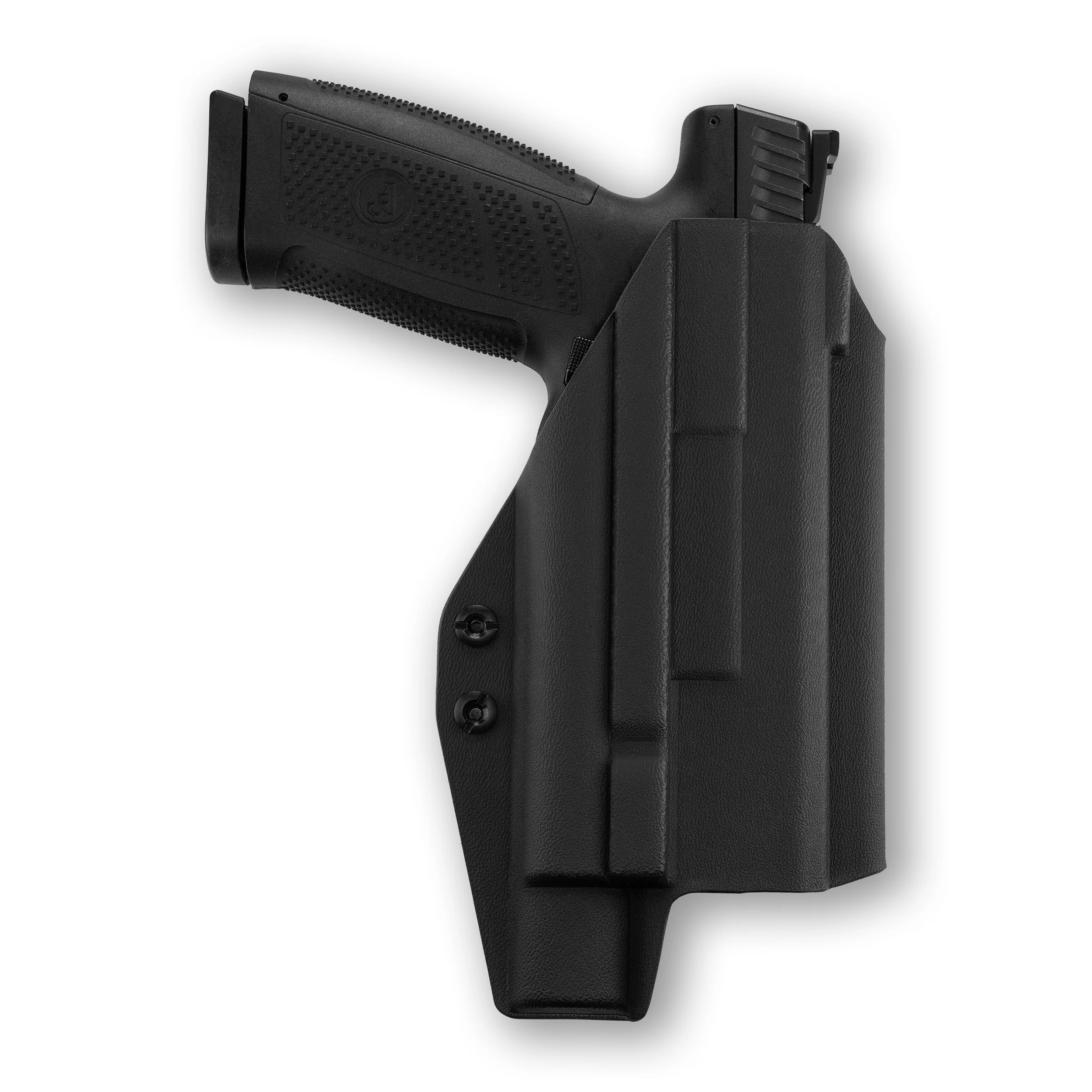 CZ P-10 C with Olight Valkyrie Turbo Light IWB Holster - Image 4