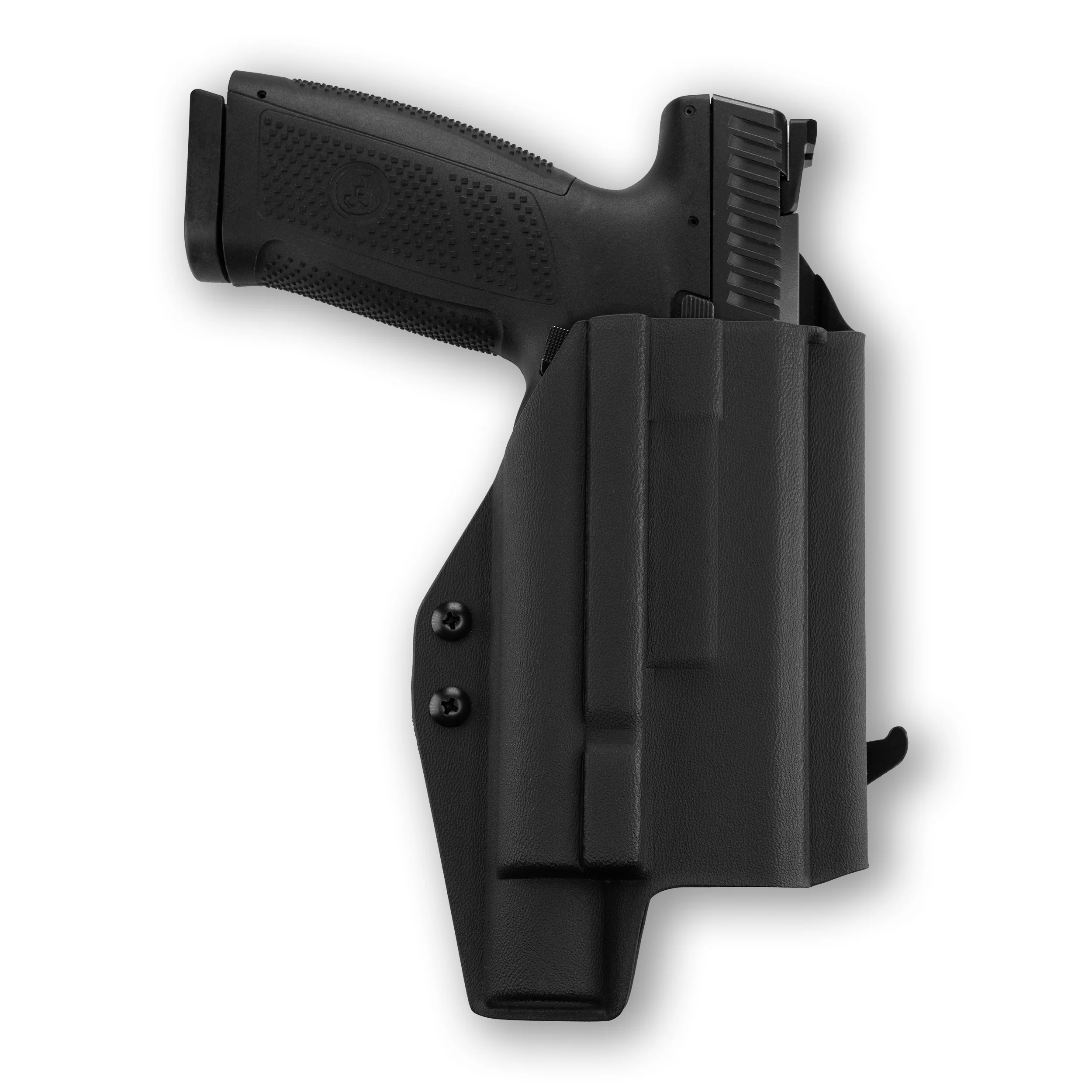 CZ P-10 C with Olight Valkyrie Turbo Light OWB Holster