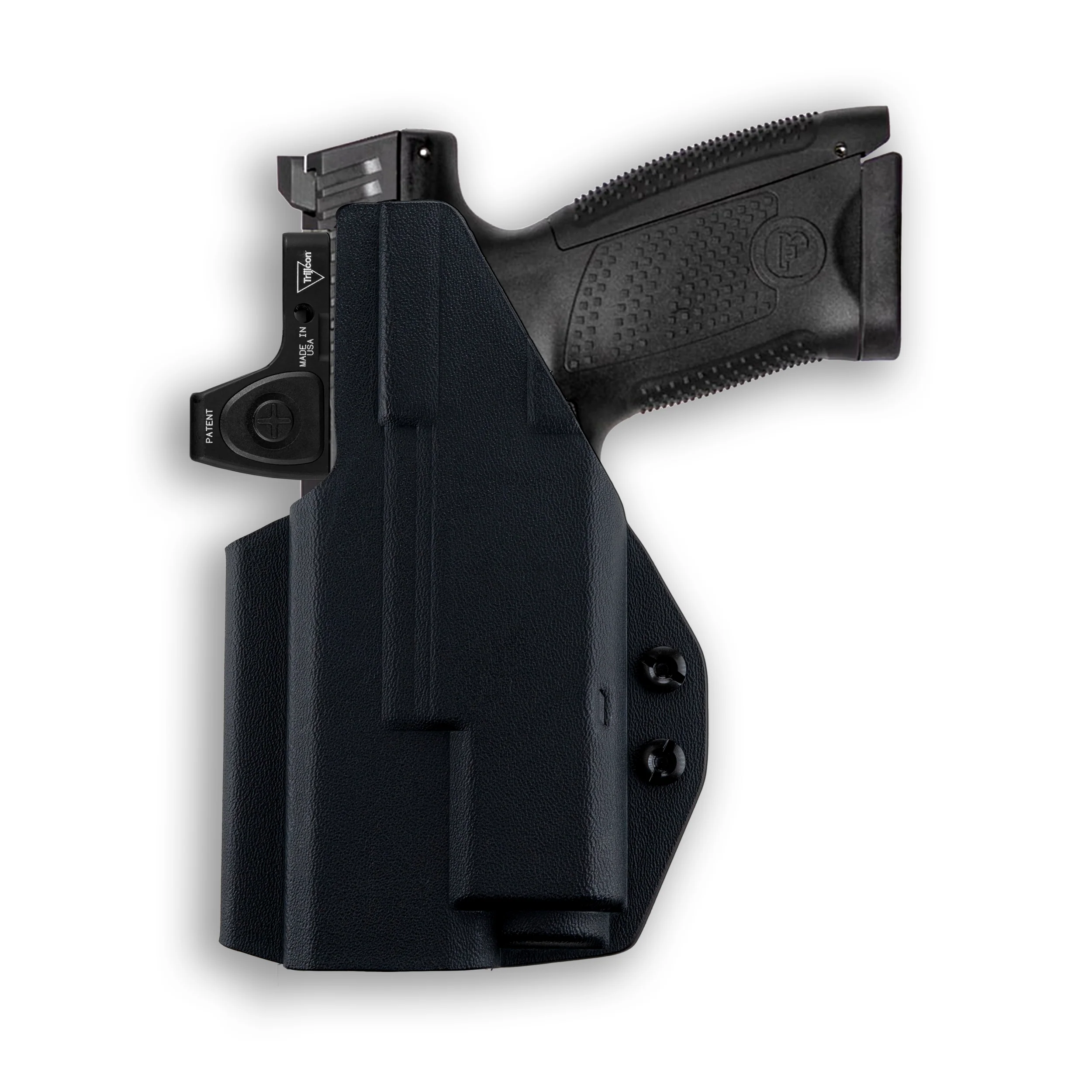 CZ P-10 C with Streamlight TLR-7/7A/7X Light Red Dot Optic Cut IWB Holster - Image 4
