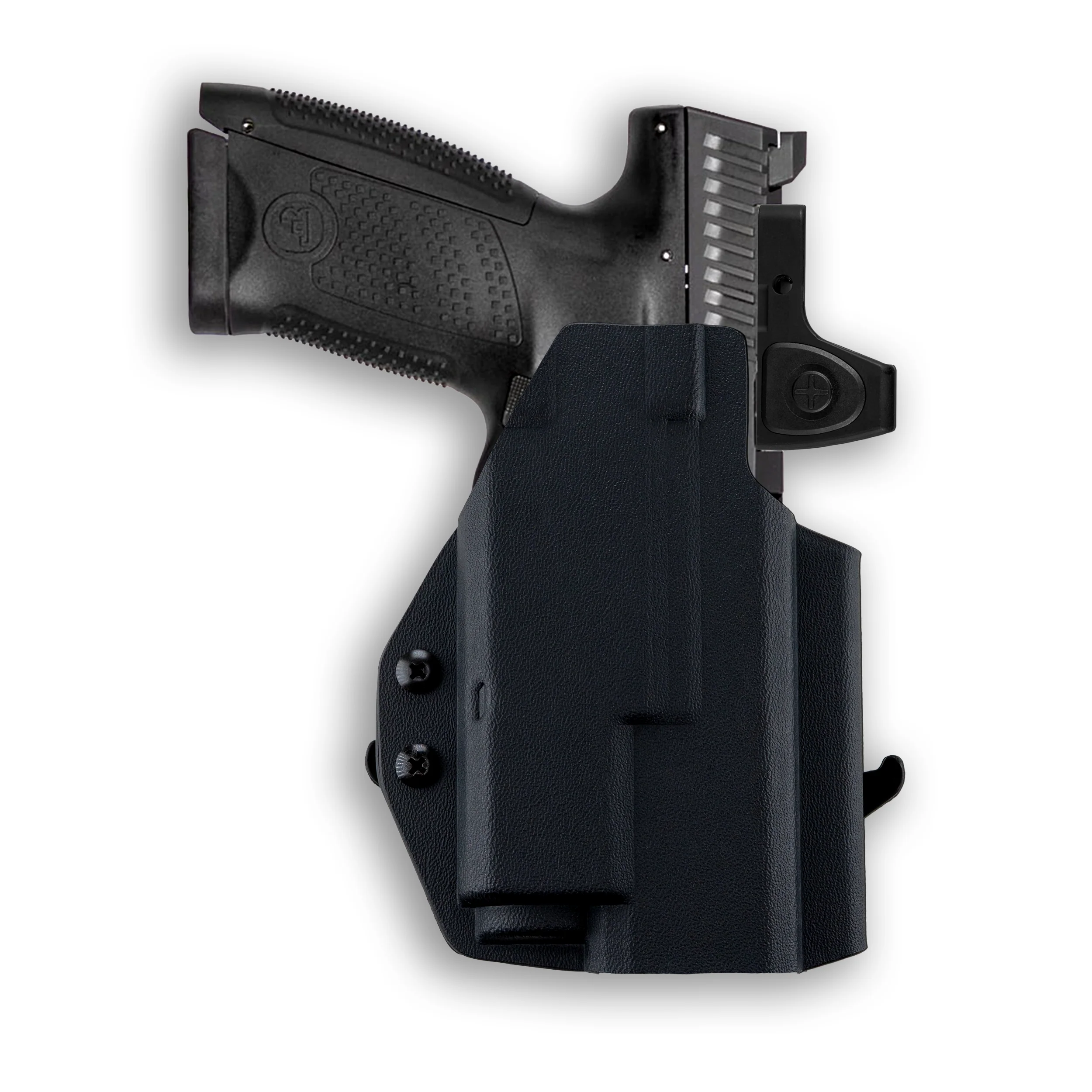 CZ P-10 C with Streamlight TLR-7/7A/7X Light Red Dot Optic Cut OWB Holster