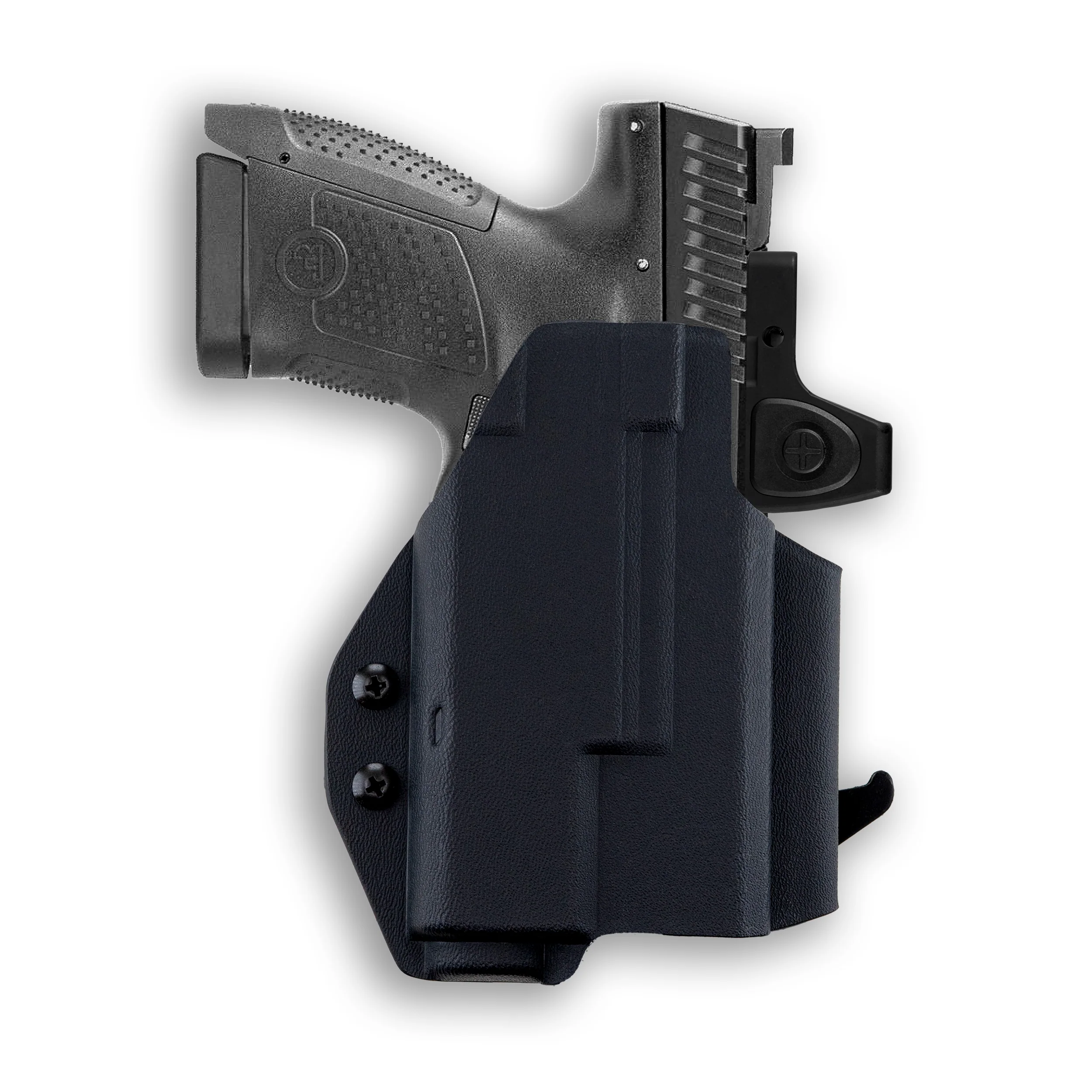 CZ P-10 S OR with Streamlight TLR-7/7A/7X Light Red Dot Optic Cut OWB Holster
