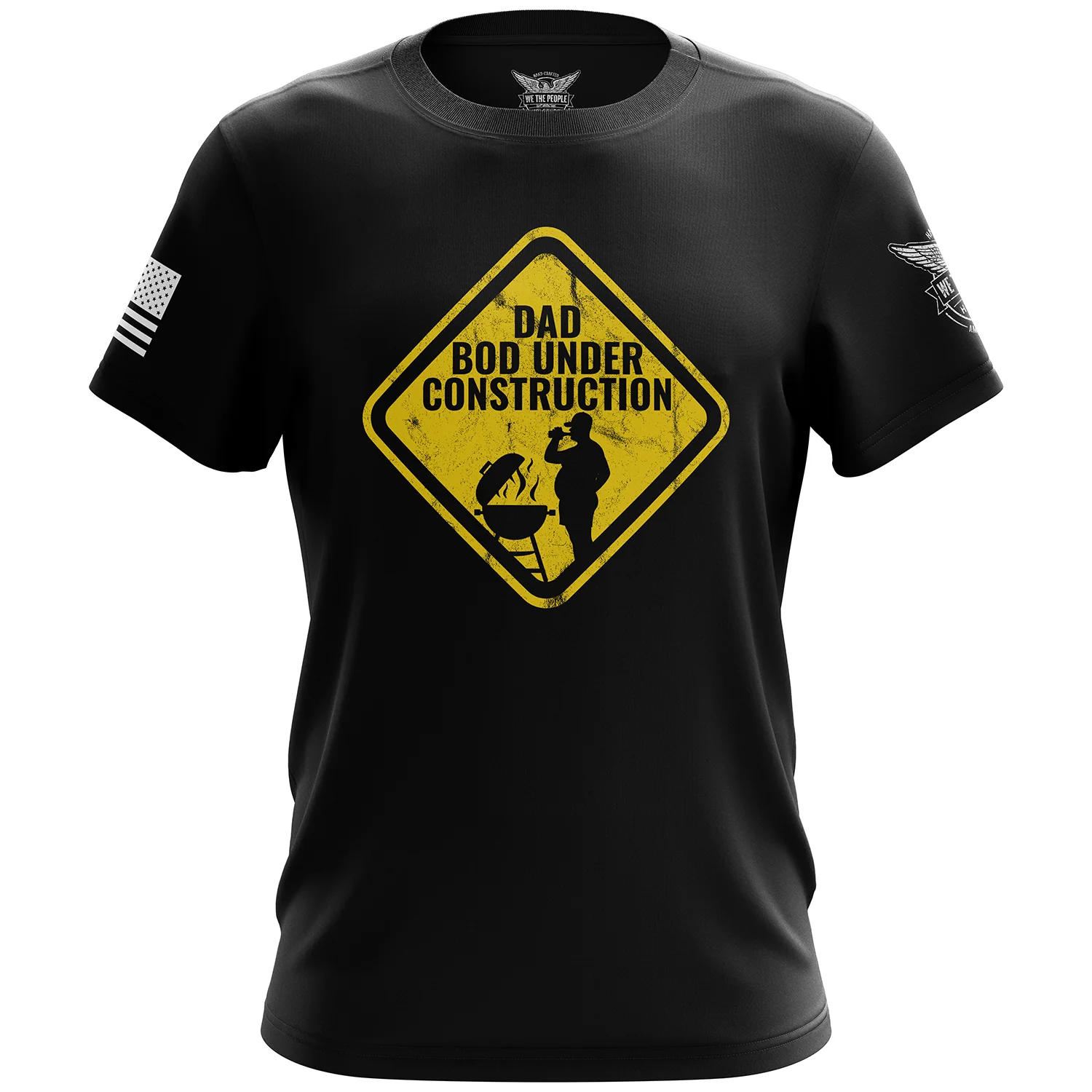 Dad Bod Under Construction Short Sleeve Shirt