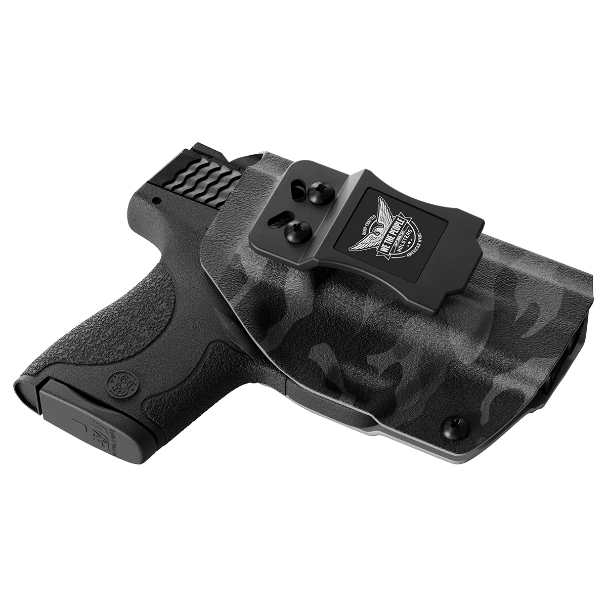 Dark Camo Custom Printed Holster - IWB Kydex Holster - Image 2