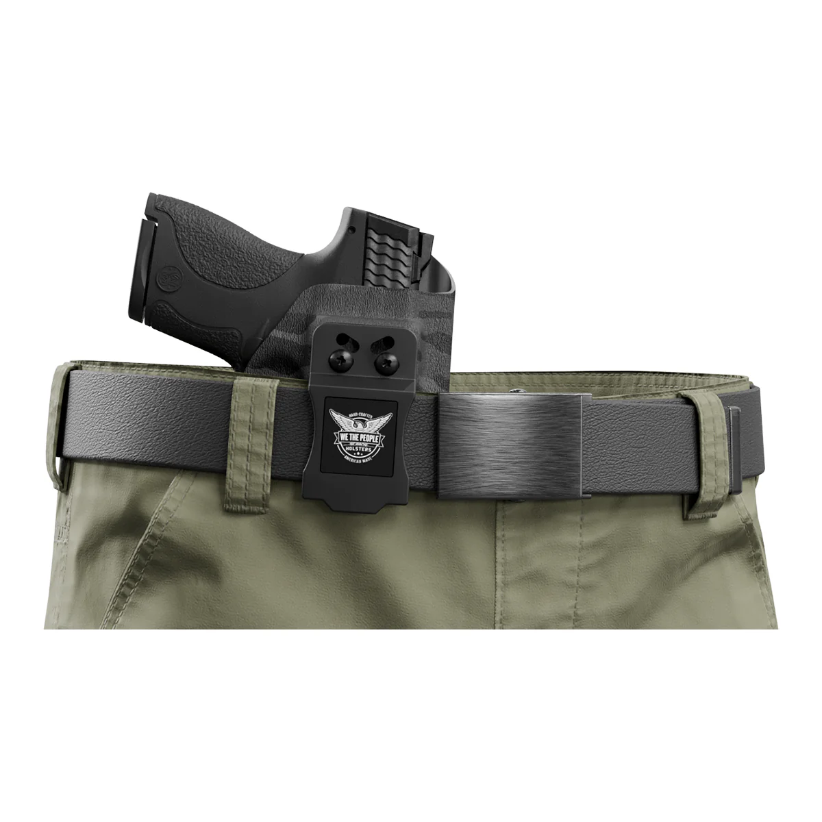 Dark Camo Custom Printed Holster - IWB Kydex Holster - Image 5