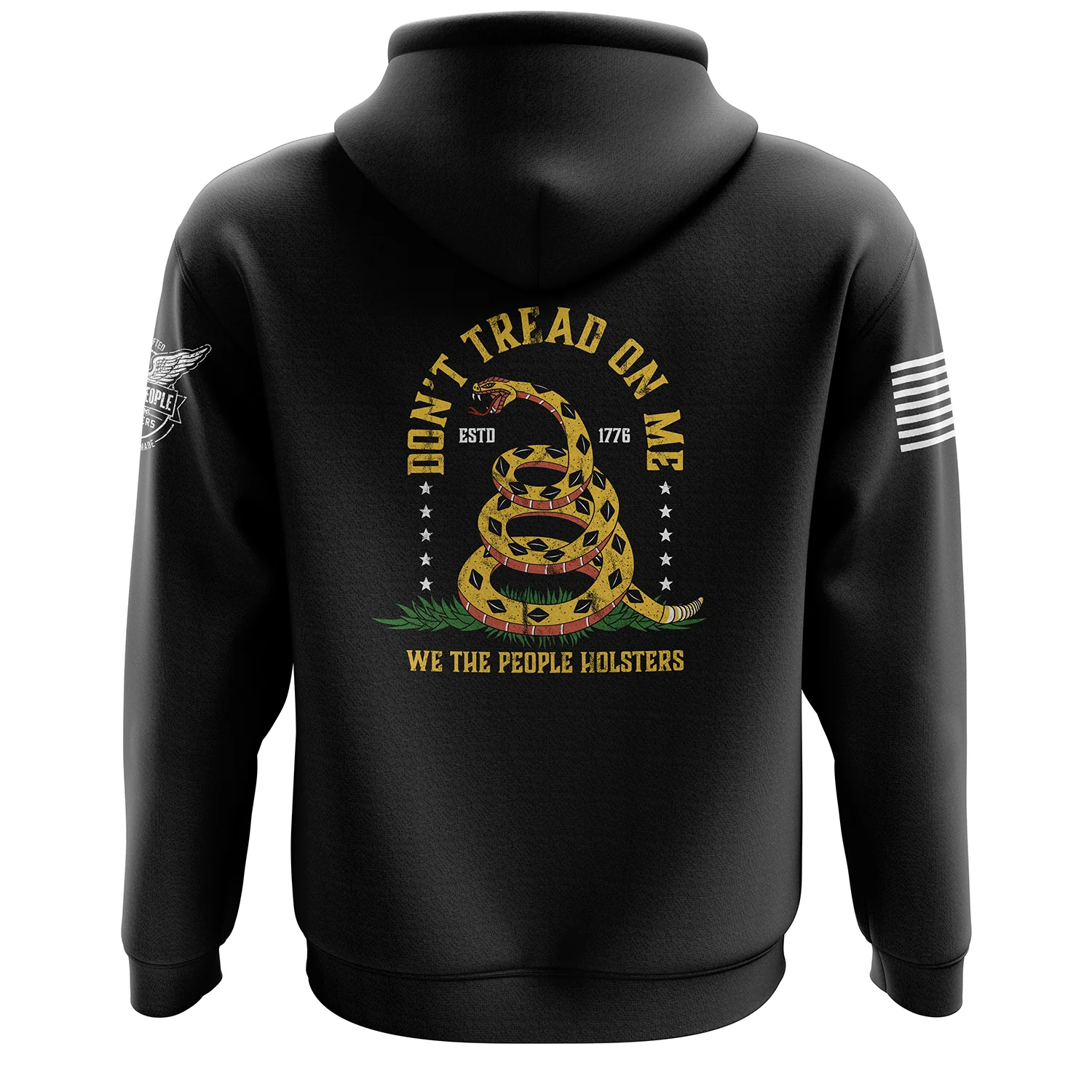 Don't Tread on Me Old School Hoodie - Image 3