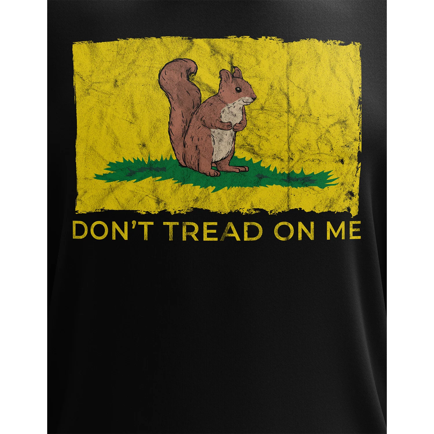 Don't Tread On Me Squirrel Long Sleeve Shirt - Image 3