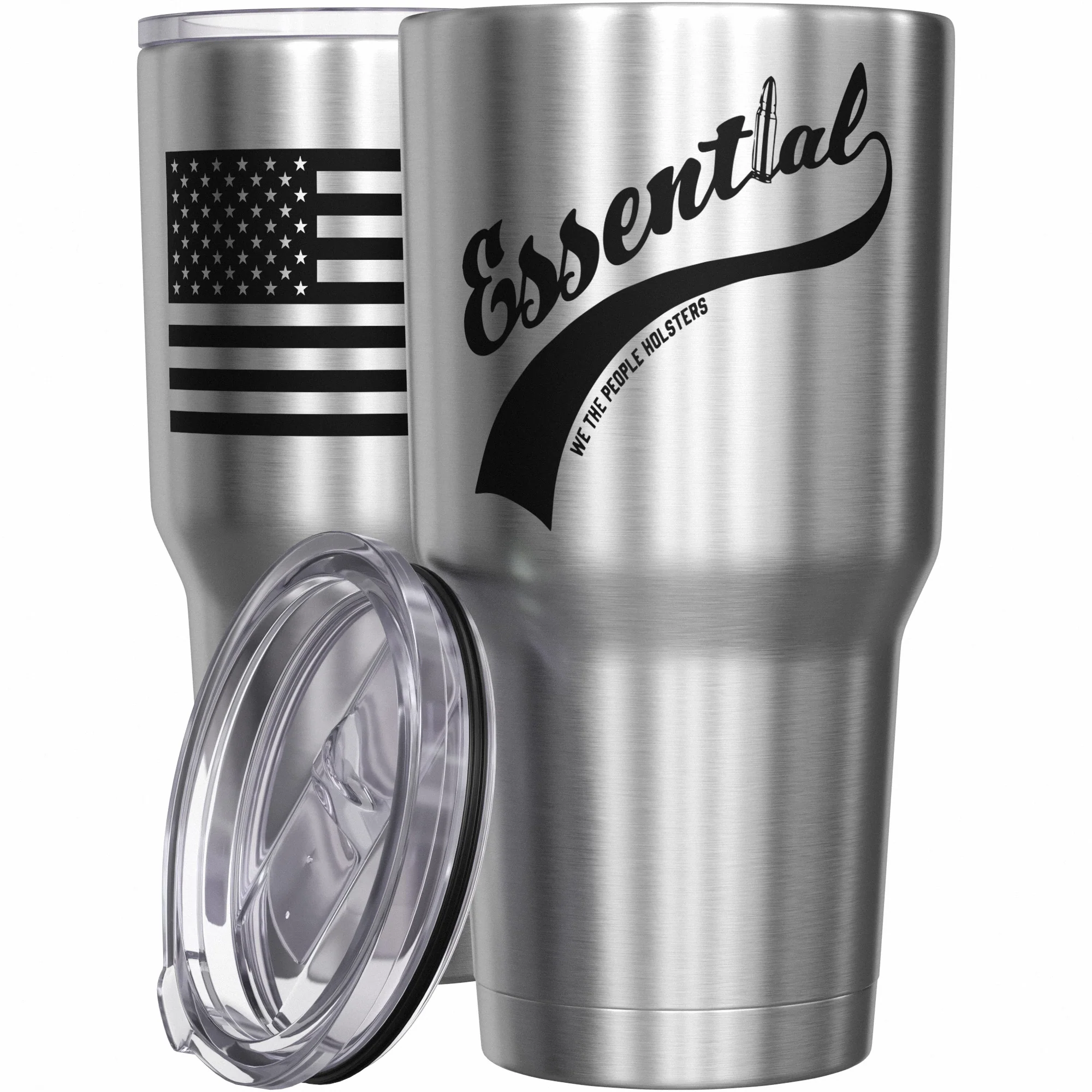 Essential + American Flag Stainless Steel Tumbler - Image 7