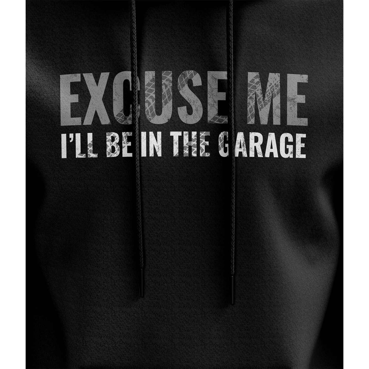Excuse Me I'll Be in the Garage Hoodie - Image 3
