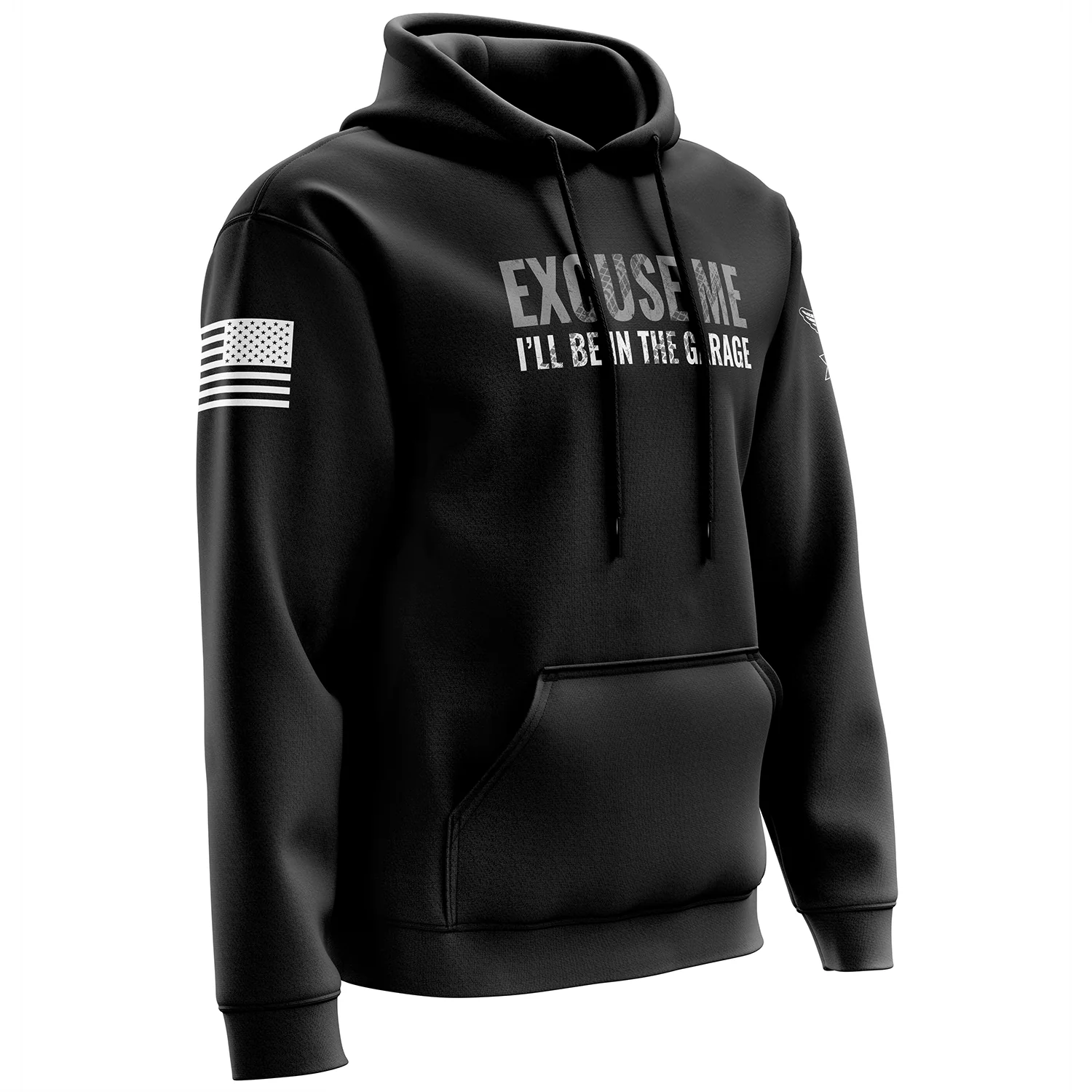 Excuse Me I'll Be in the Garage Hoodie - Image 4