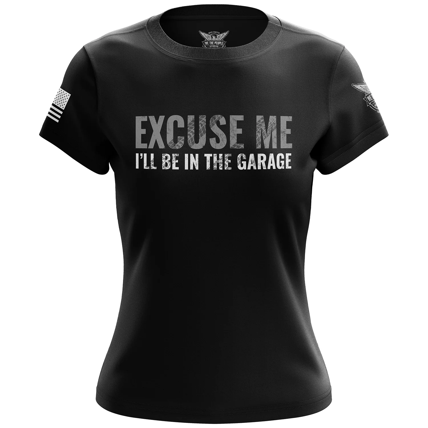 Excuse Me I'll Be in the Garage Women's Short Sleeve Shirt