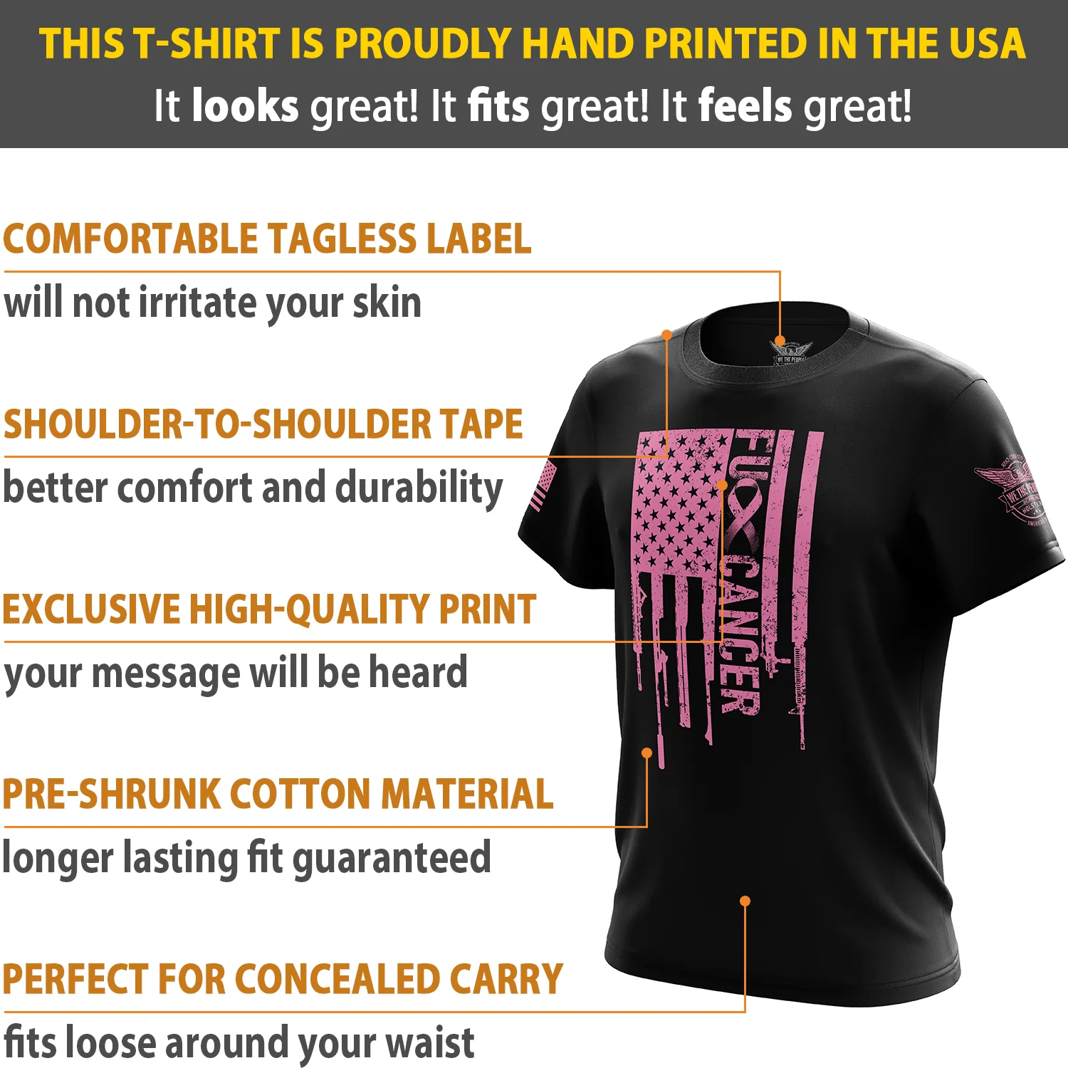 F-Cancer Short Sleeve Shirt - Image 6