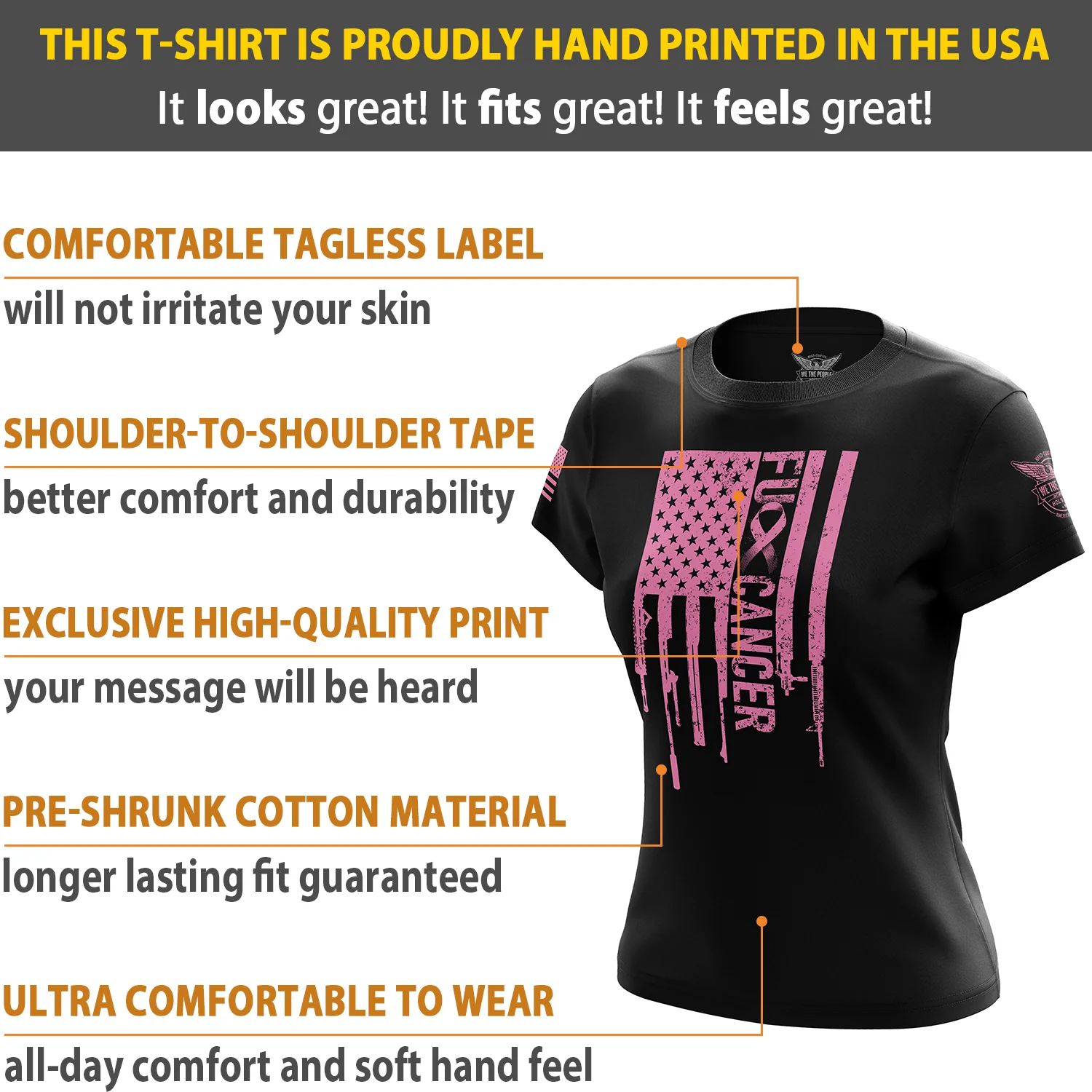 F-Cancer Women's Short Sleeve Shirt - Image 6