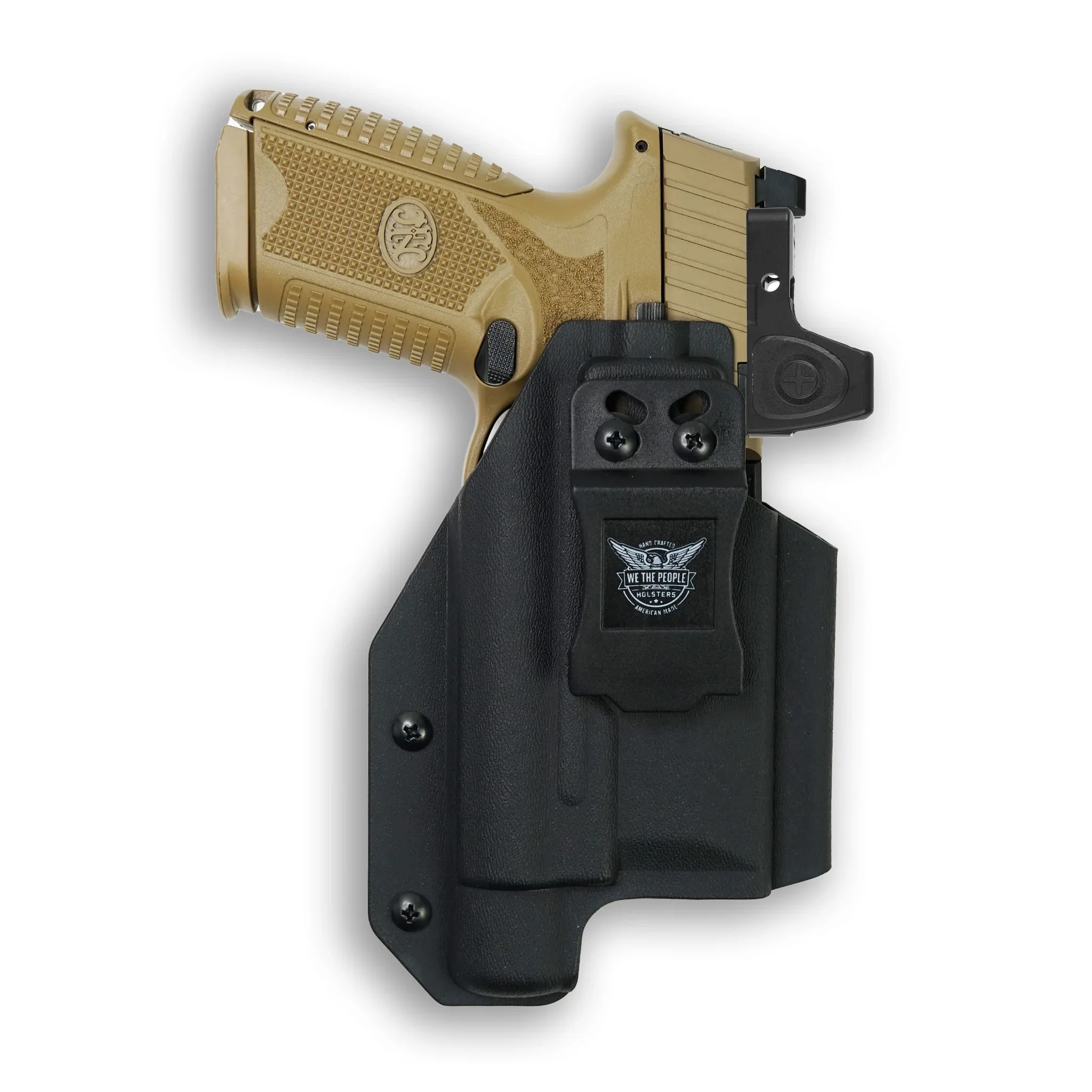 FN 509 Midsize with Streamlight TLR-1/1S/HL Light Red Dot Optic Cut IWB Holster