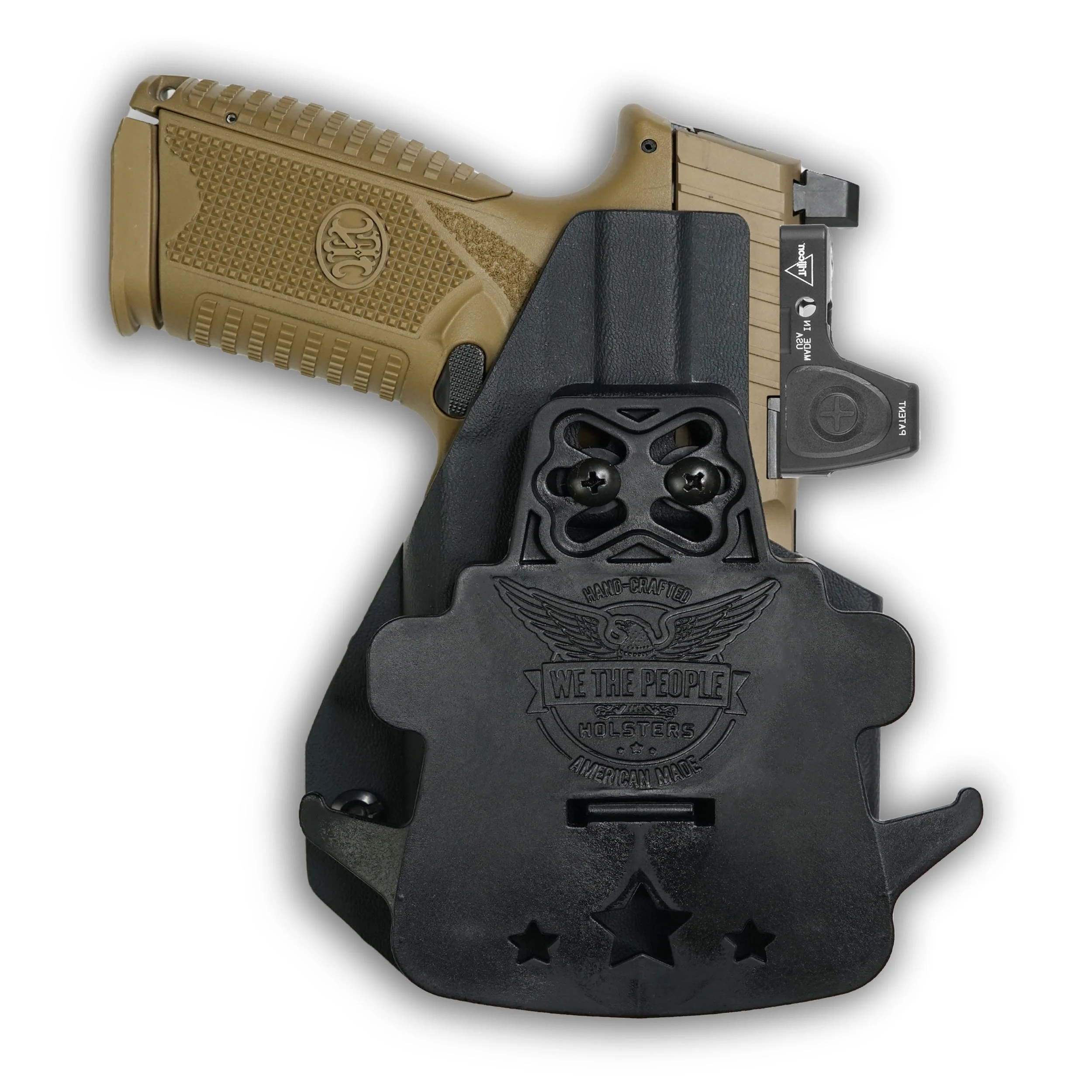 FN 509 Midsize with Streamlight TLR-7/7A/7X Light Red Dot Optic Cut OWB Holster - Image 4