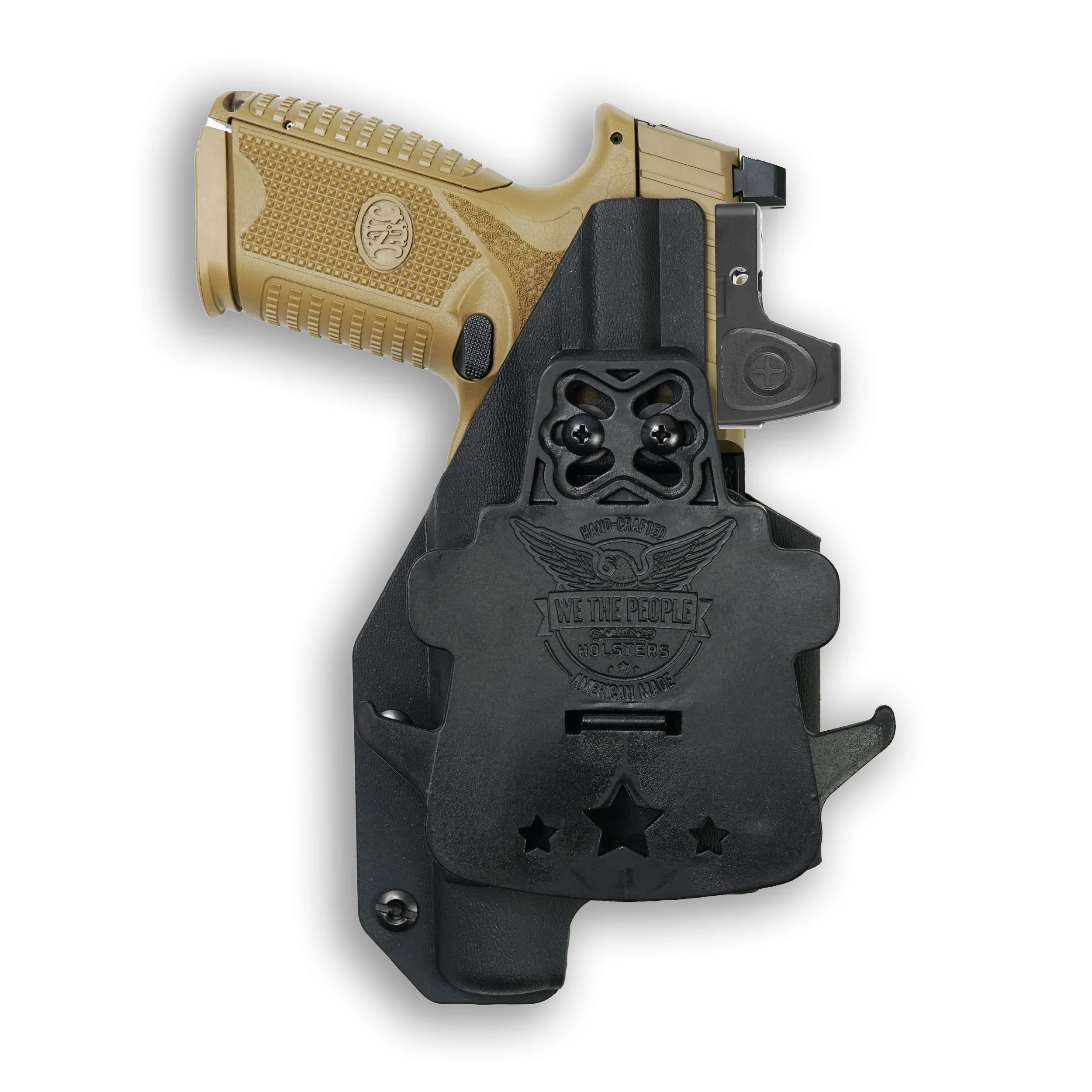 FN 509 with Streamlight TLR-1/1S/HL Light Red Dot Optic Cut OWB Holster - Image 4