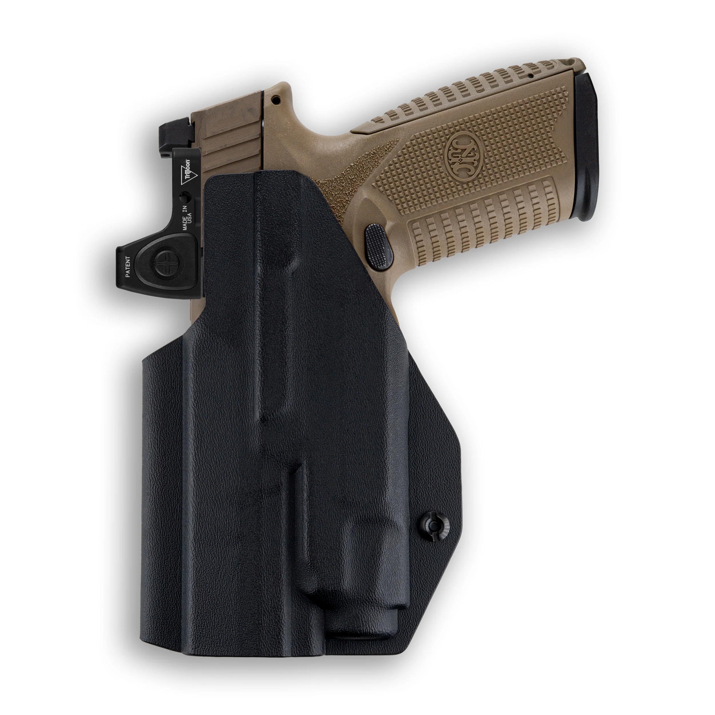 FN 545 Tactical with Streamlight TLR-7/7A/7X Light Red Dot Optic Cut IWB Holster - Image 2
