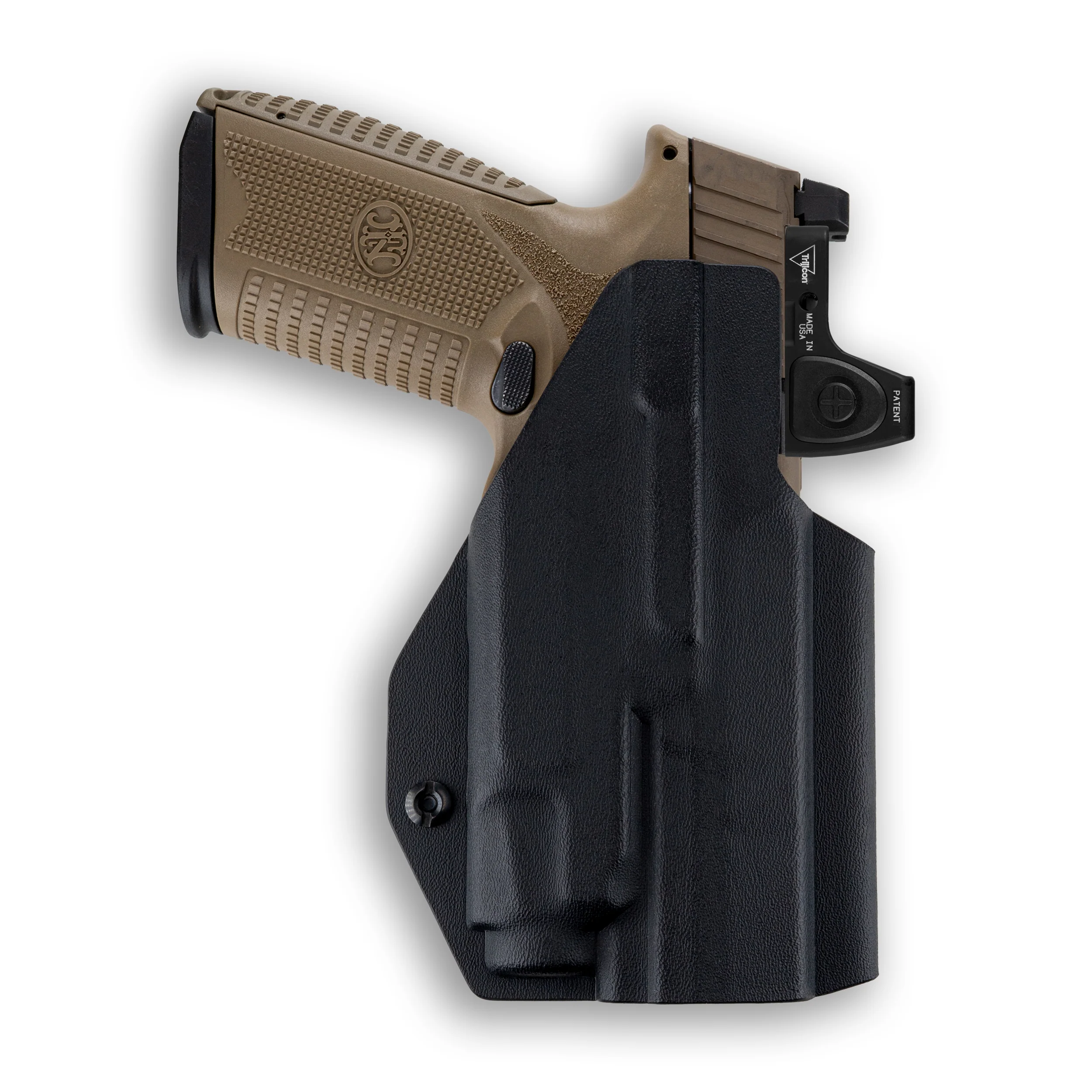 FN 545 Tactical with Streamlight TLR-7/7A/7X Light Red Dot Optic Cut IWB Holster - Image 4