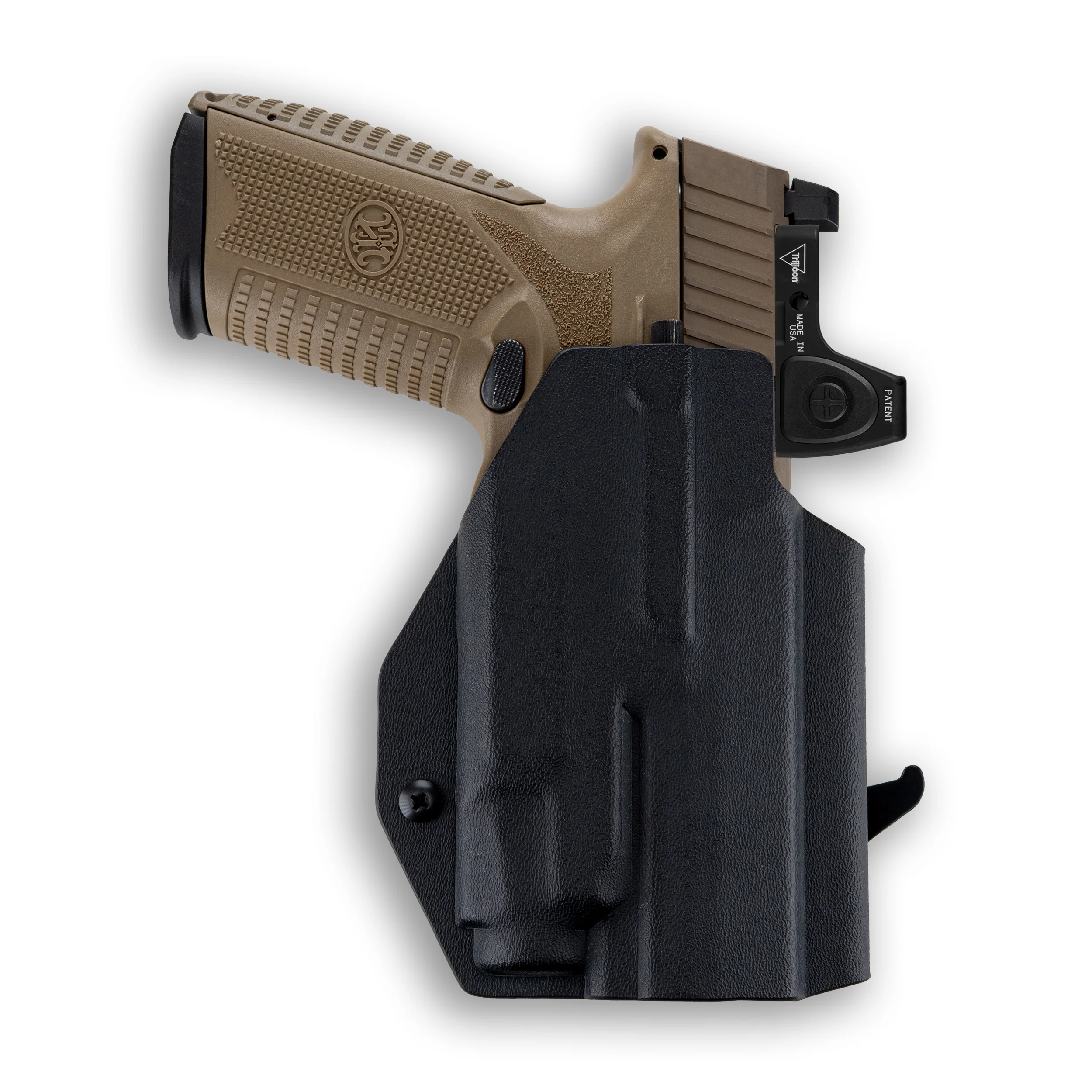 FN 510 Tactical with Streamlight TLR-7/7A/7X Light Red Dot Optic Cut OWB Holster