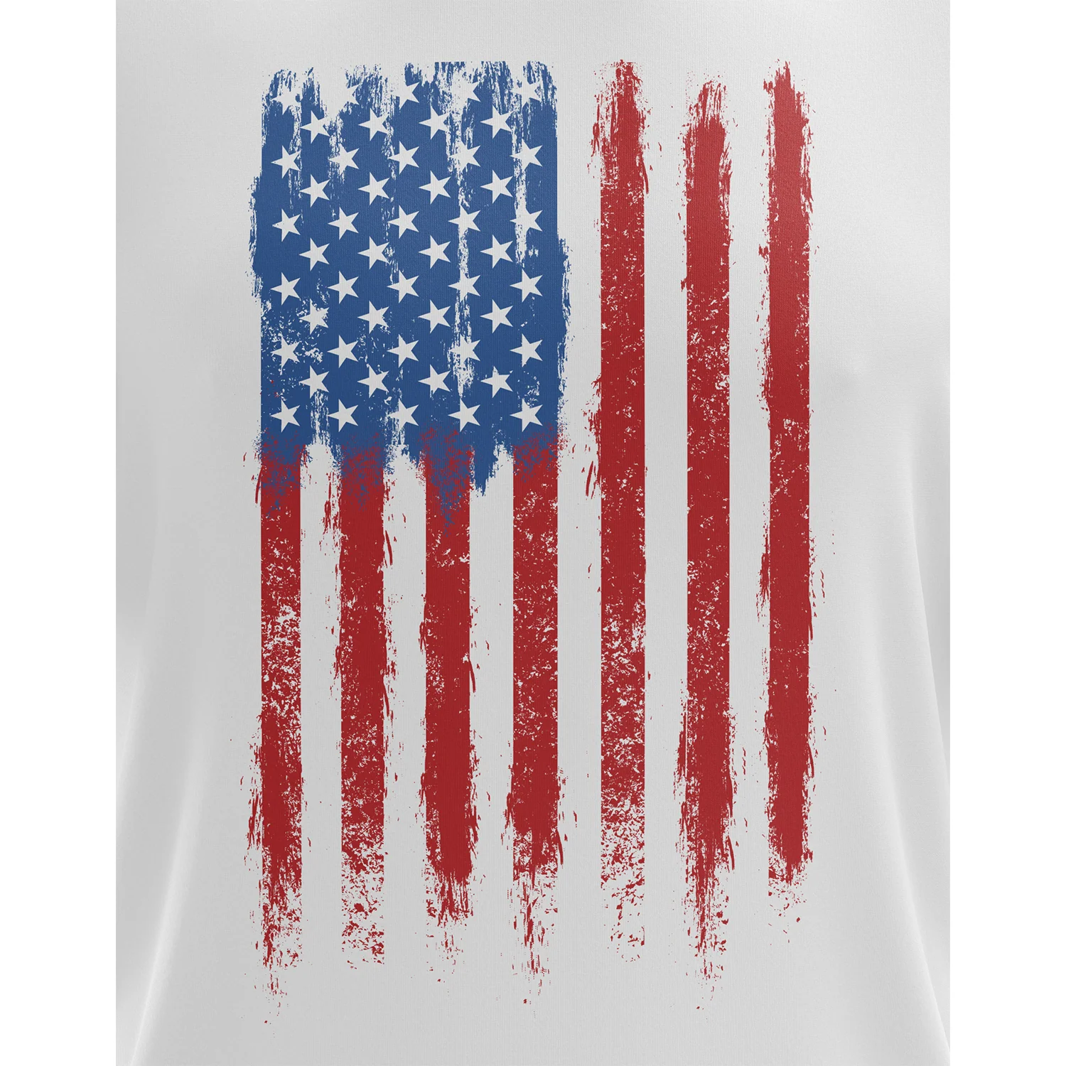 Fresh Paint American Flag Short Sleeve Shirt - Image 3