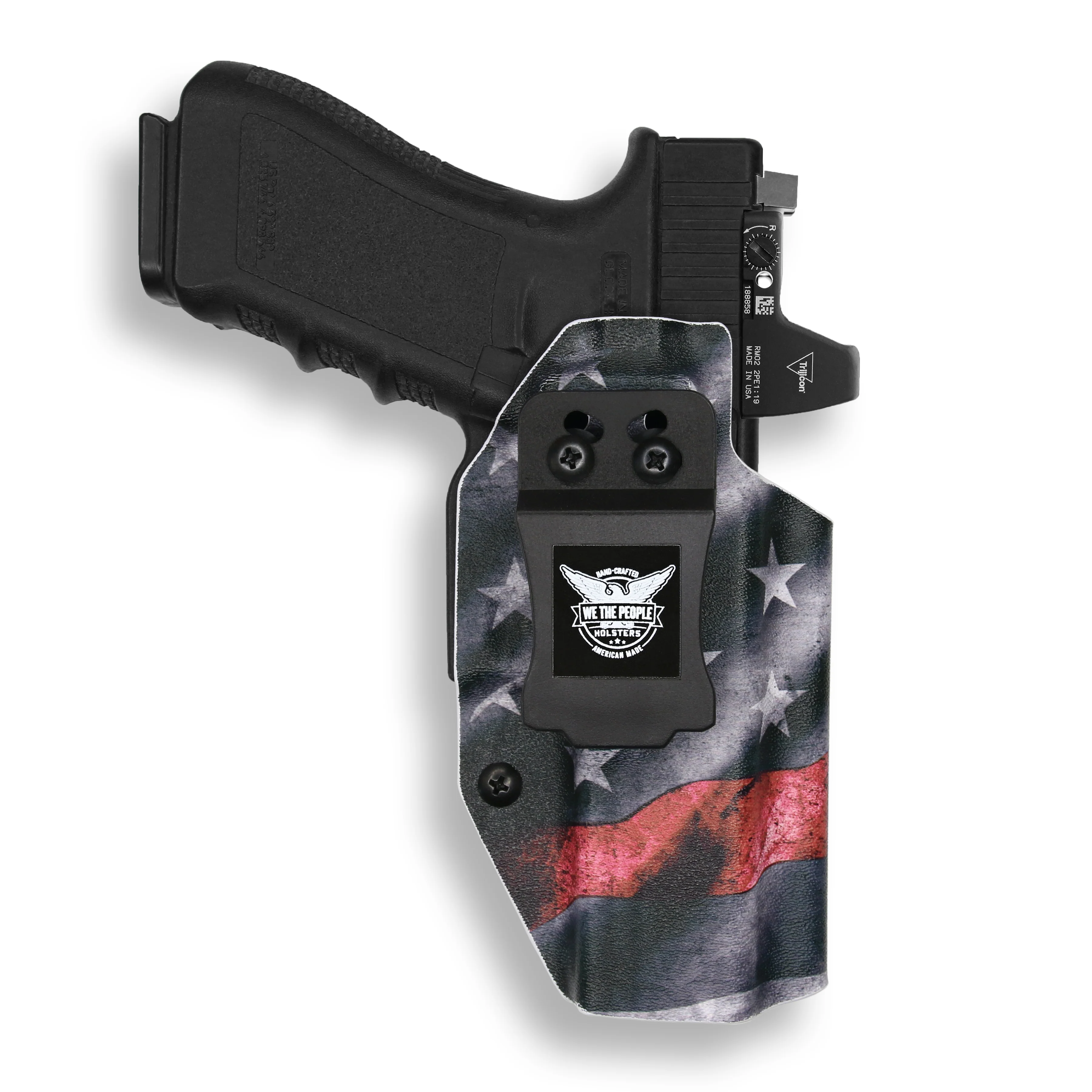 Glock 17 MOS Red Dot Optic Cut IWB Holster - Image 13