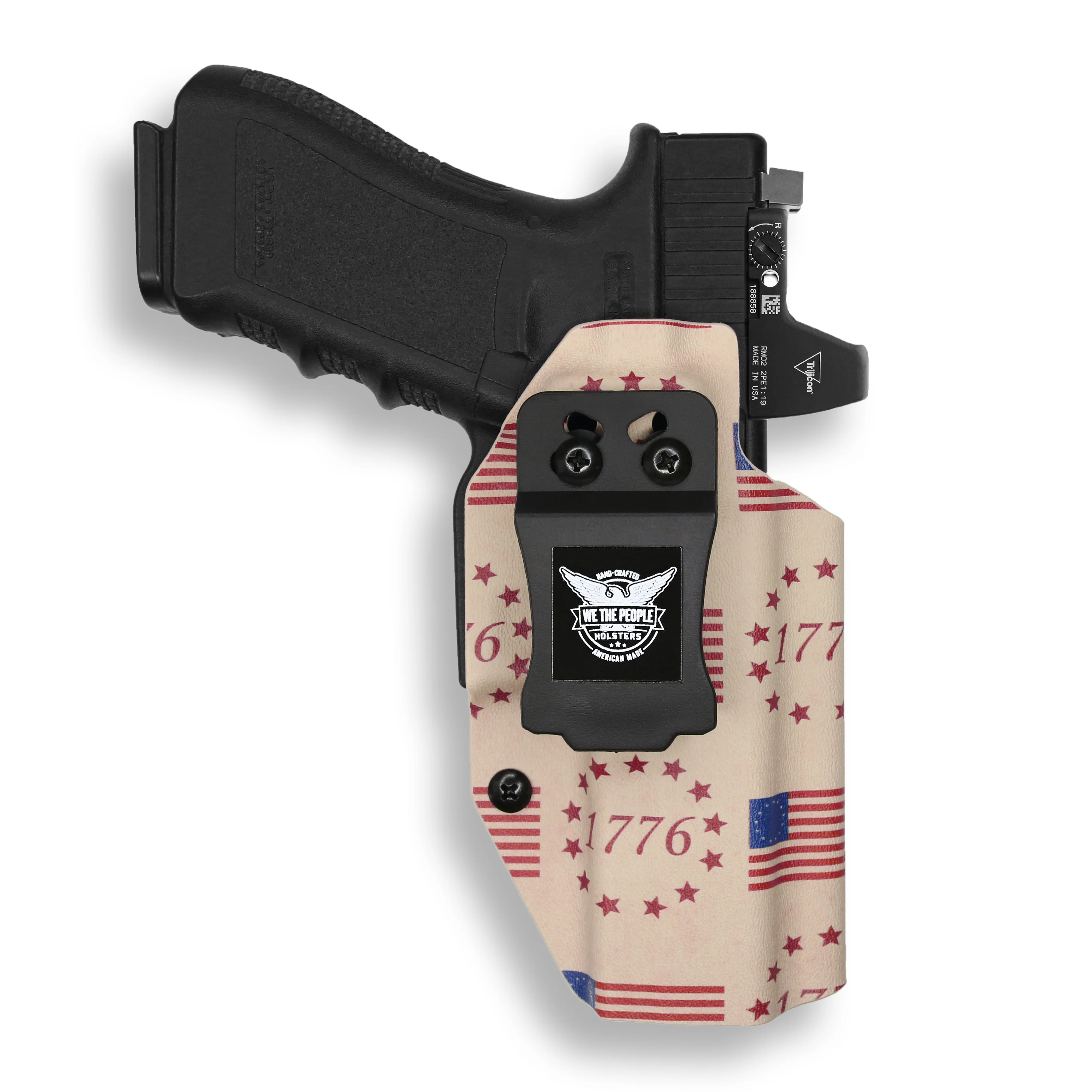 Glock 17 MOS Red Dot Optic Cut IWB Holster - Image 31