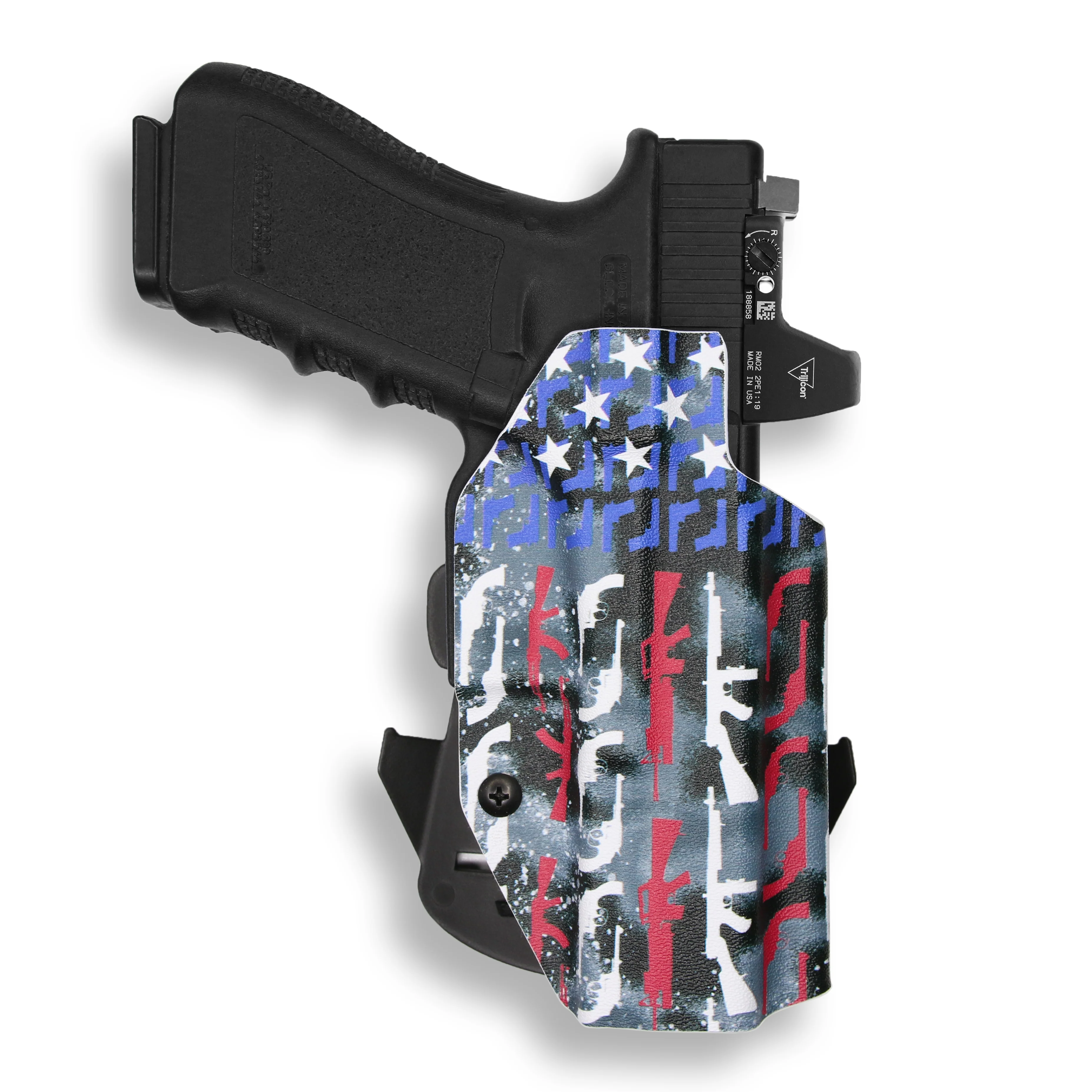 Glock 17 MOS Red Dot Optic Cut OWB Holster - Image 32