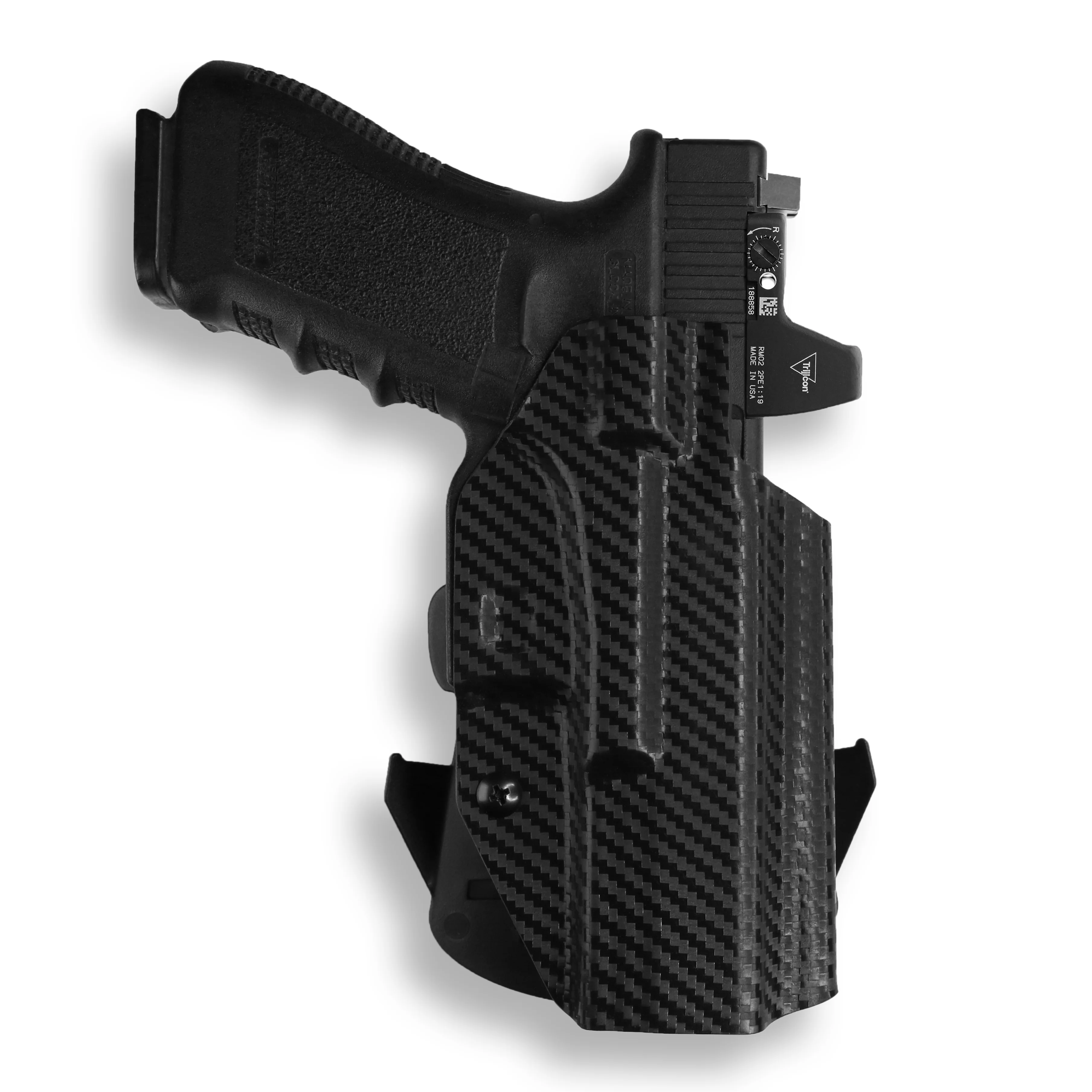 Glock 17 MOS Red Dot Optic Cut OWB Holster - Image 5