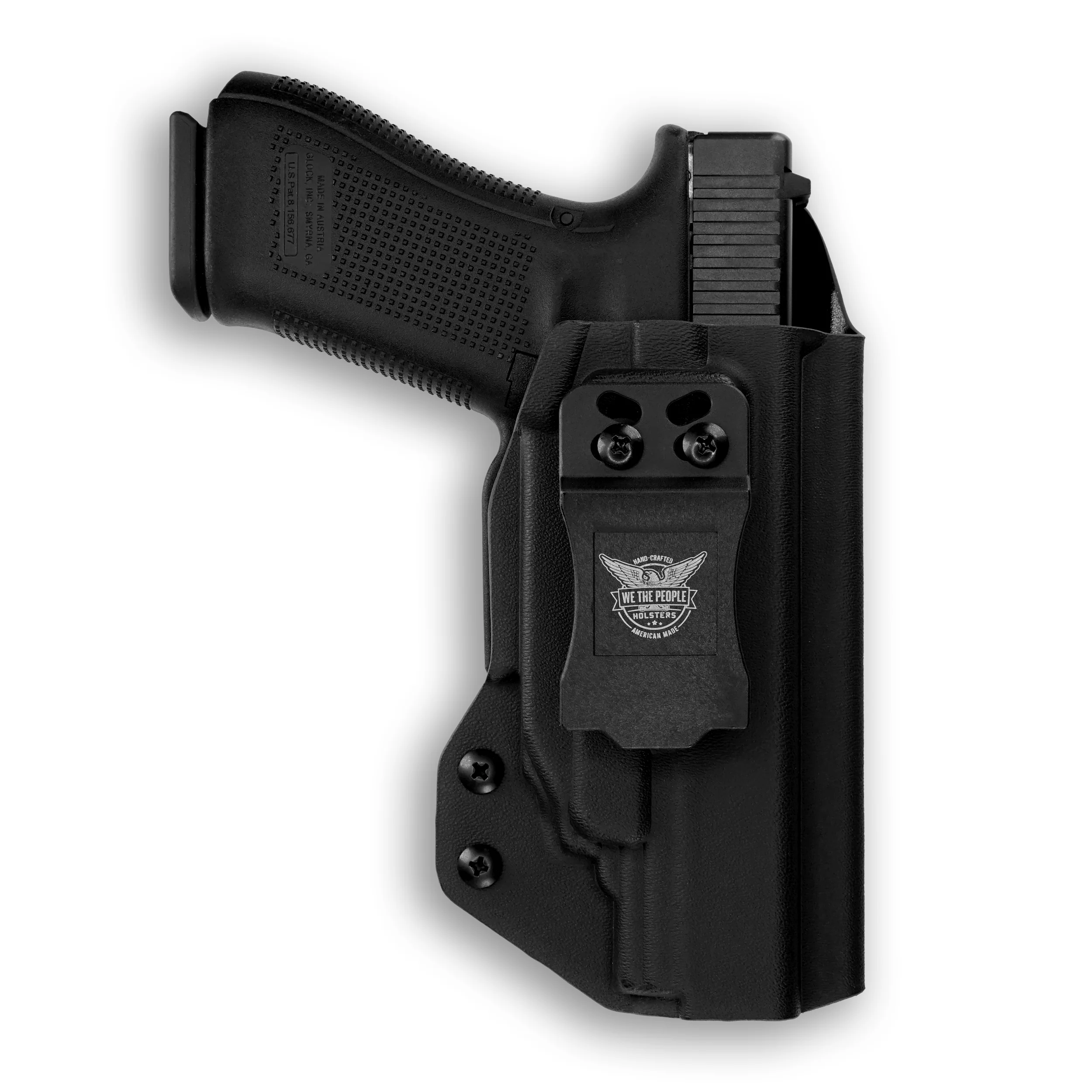 Glock 47 with Crimson Trace CMR-201 Rail Master Universal Laser IWB Holster
