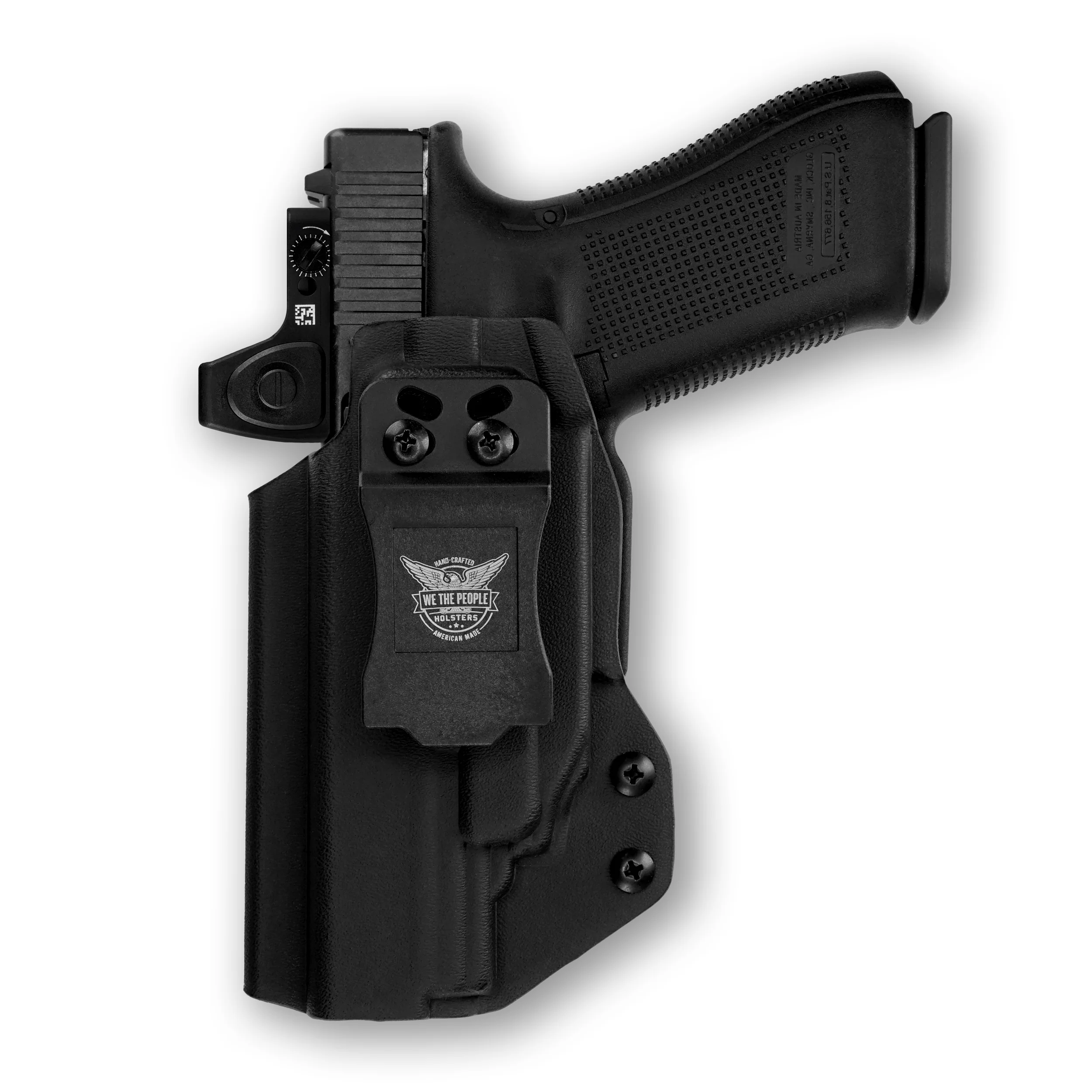 Glock 17 Gen 6 with Crimson Trace CMR-201 Rail Master Universal Laser Red Dot Optic Cut IWB Holster - Image 3