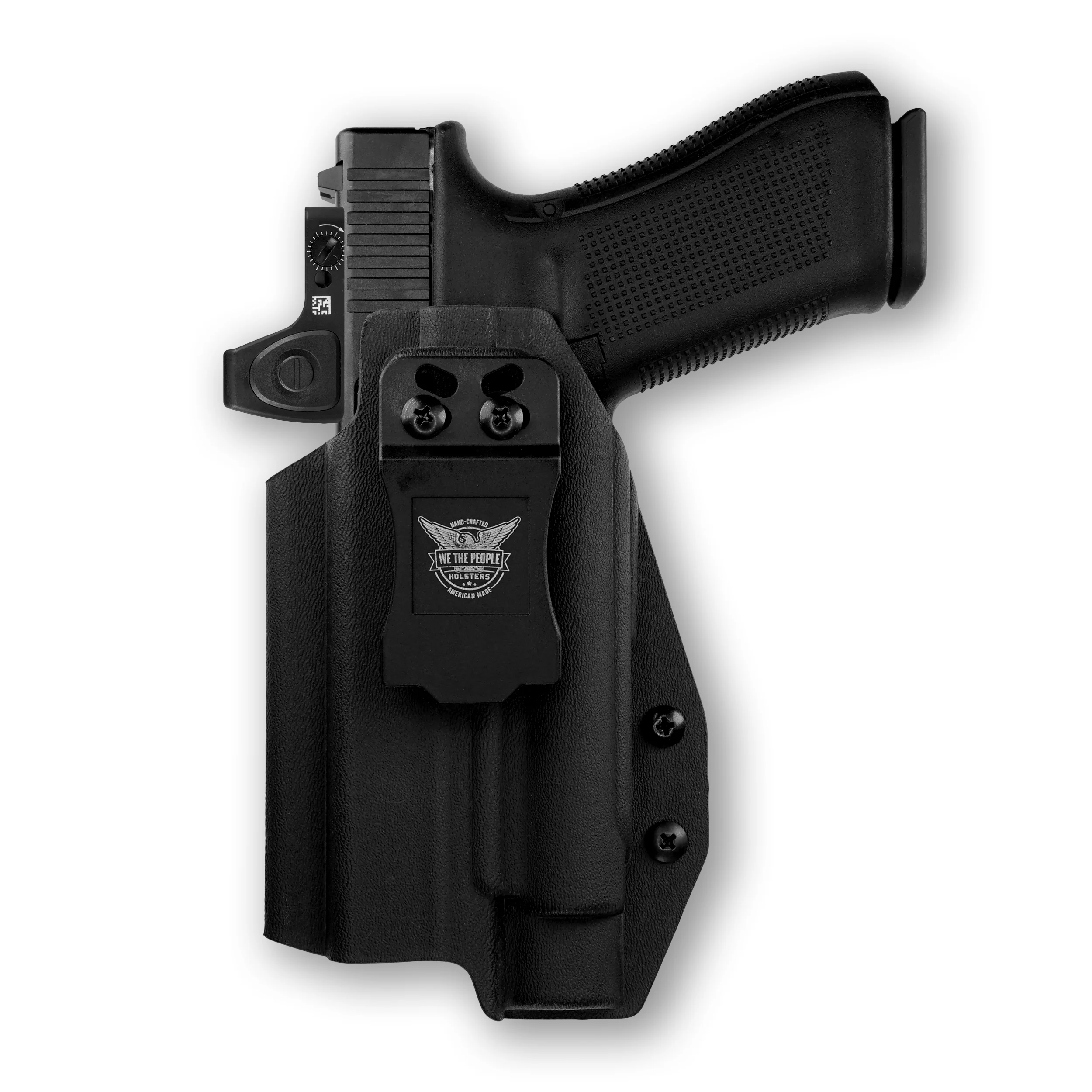 Glock 17 MOS with Olight PL-Pro Valkyrie Light Red Dot Optic Cut IWB Holster - Image 3