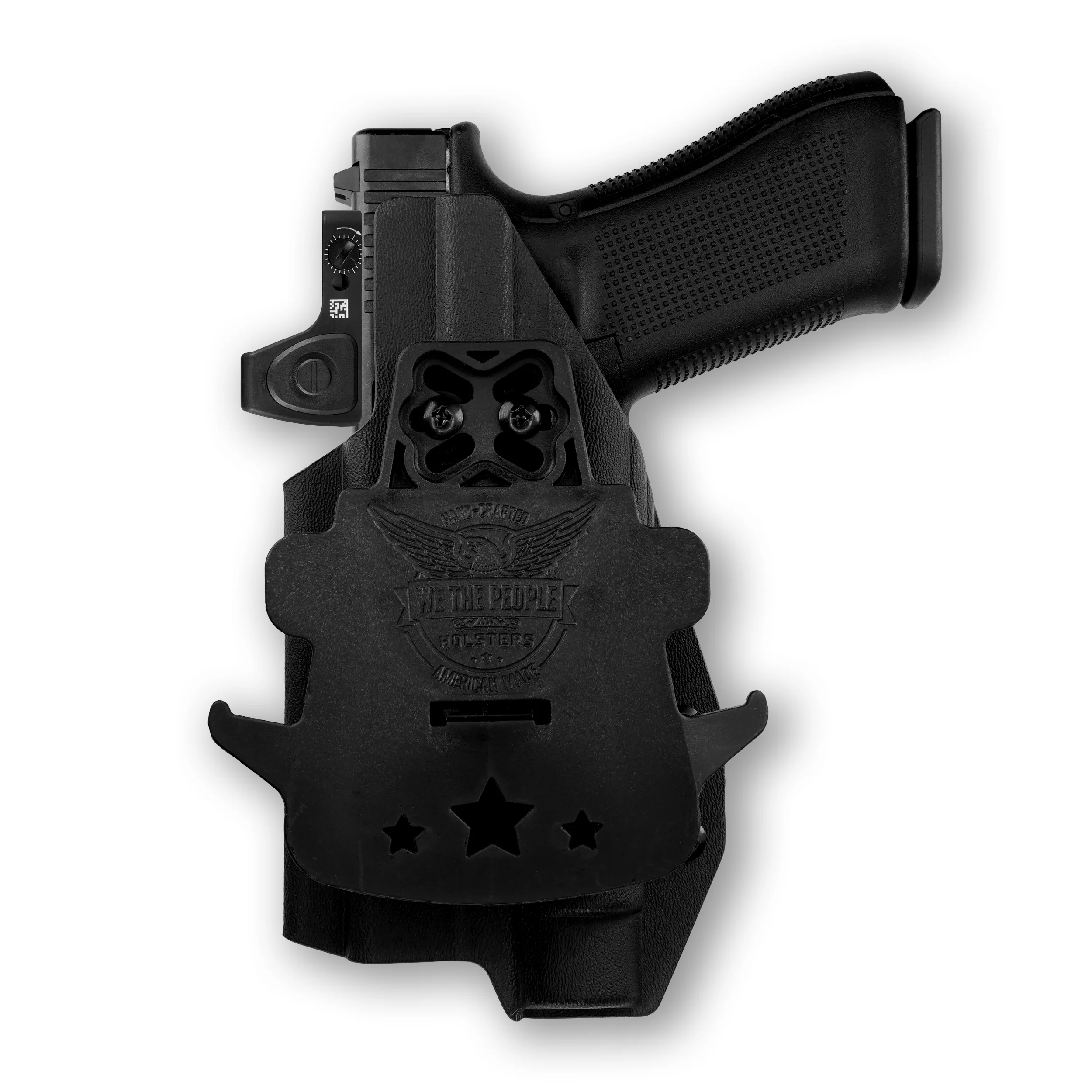 Glock 17 Gen 6 with Olight PL-Pro Valkyrie Light Red Dot Optic Cut OWB Holster - Image 2