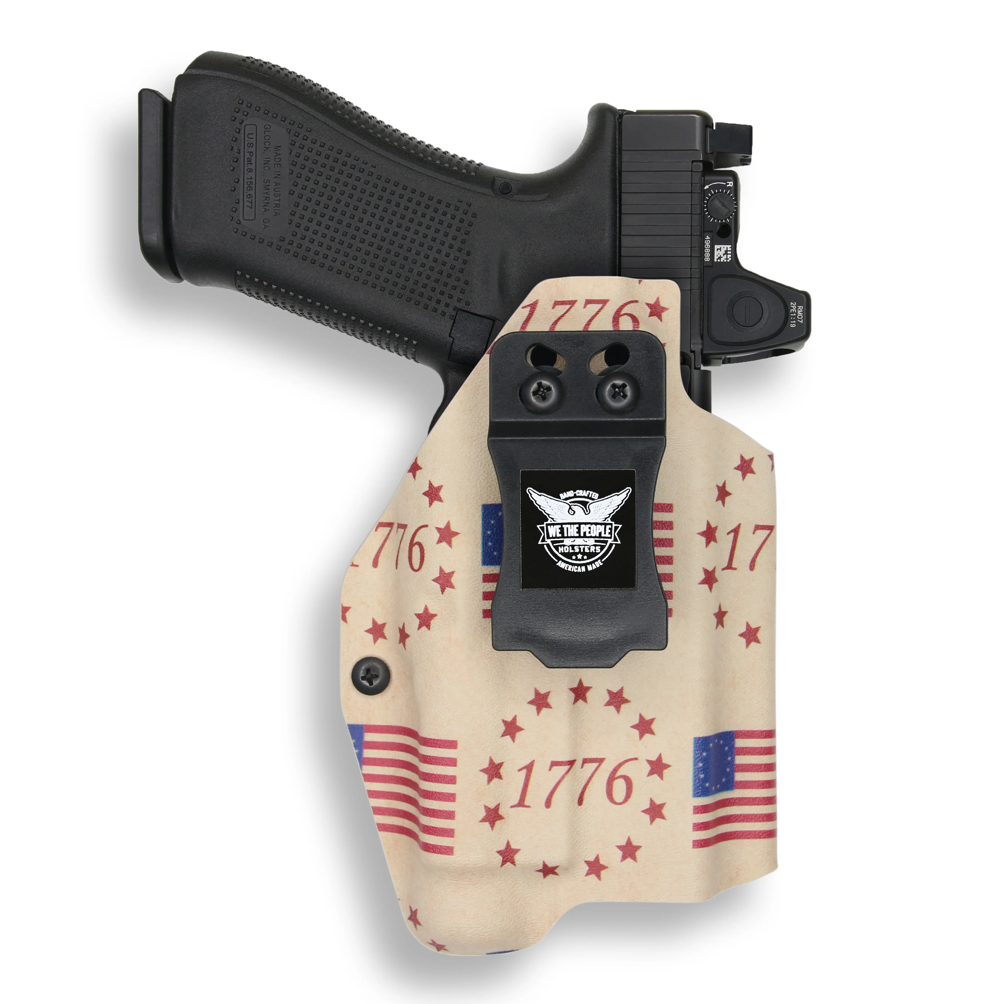 Glock 17 MOS with Streamlight TLR-1/1S/HL Light Red Dot Optic Cut IWB Holster - Image 32