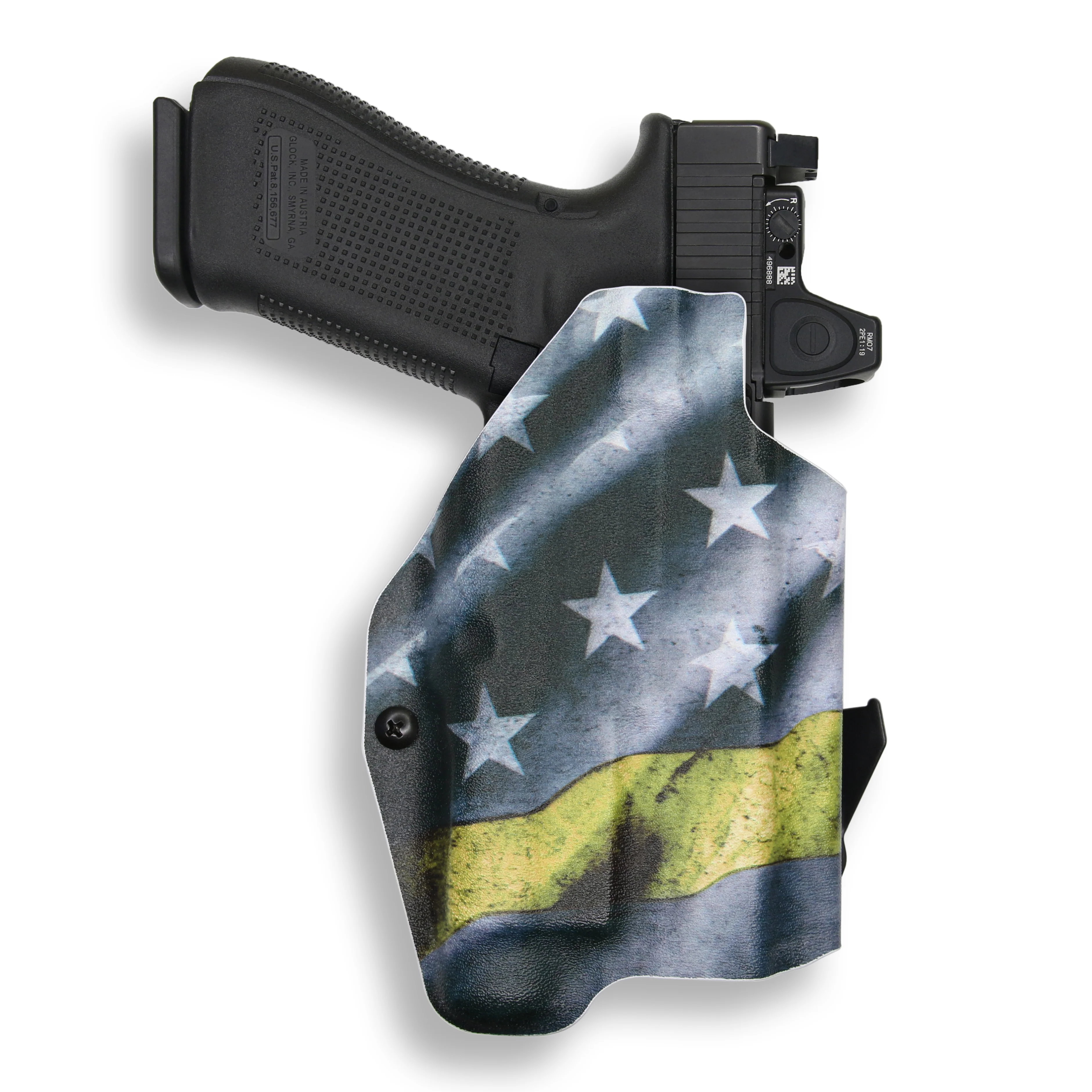 Glock 17 MOS with Streamlight TLR-1/1S/HL Light Red Dot Optic Cut OWB Holster - Image 19