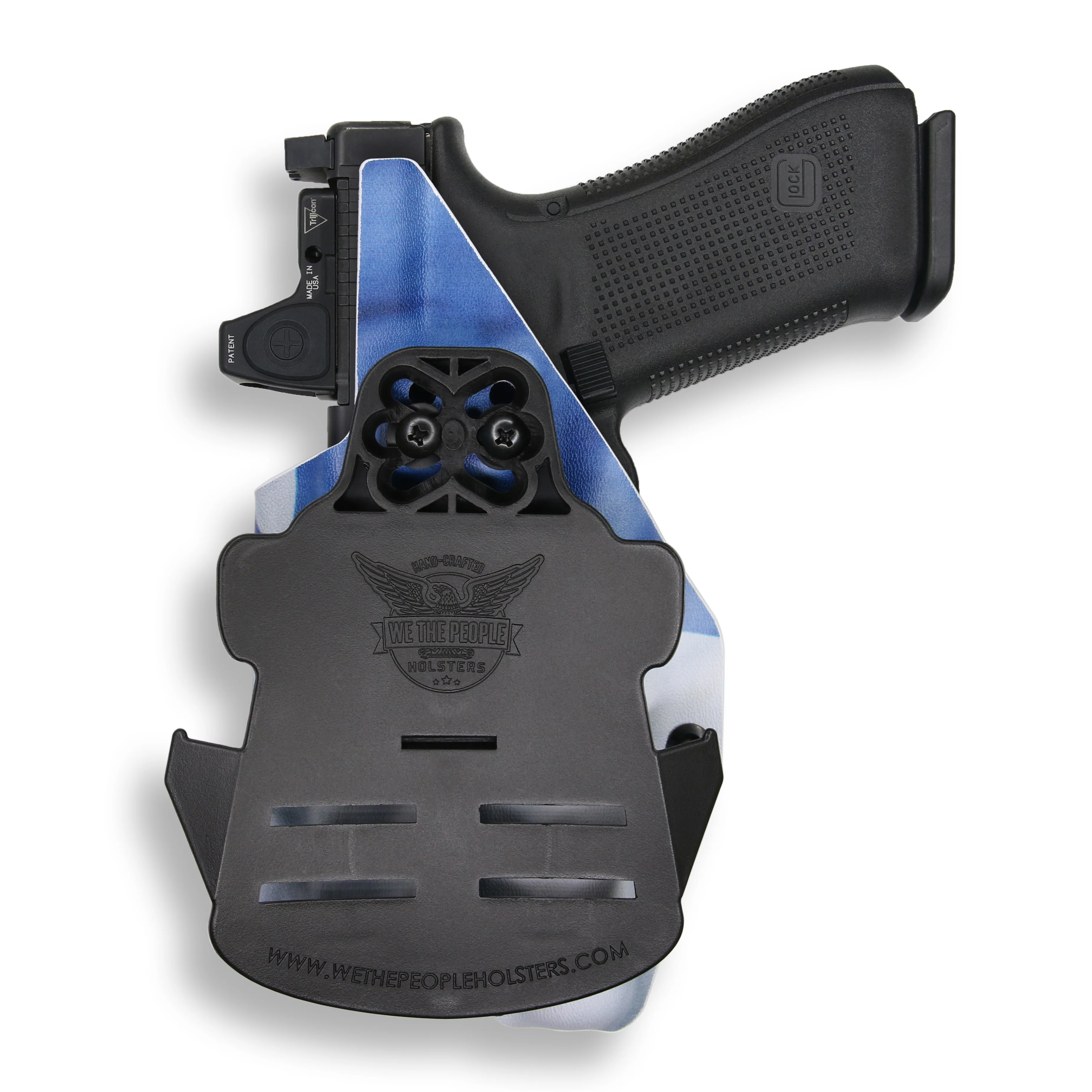 Glock 17 MOS with Streamlight TLR-1/1S/HL Light Red Dot Optic Cut OWB Holster - Image 22