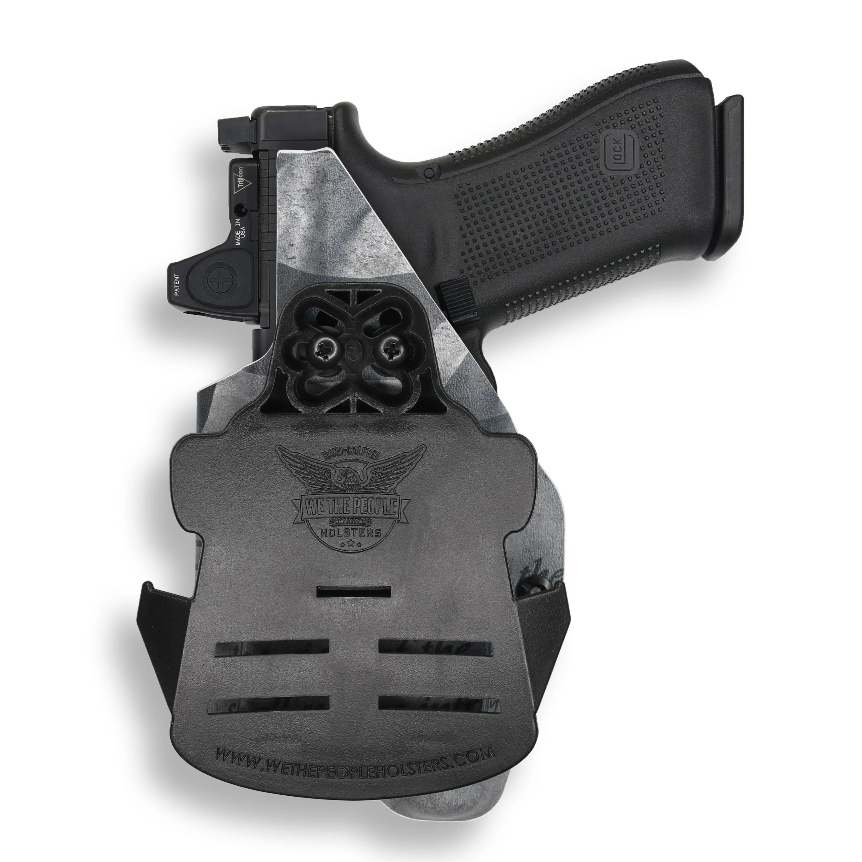 Glock 17 MOS with Streamlight TLR-1/1S/HL Light Red Dot Optic Cut OWB Holster - Image 34