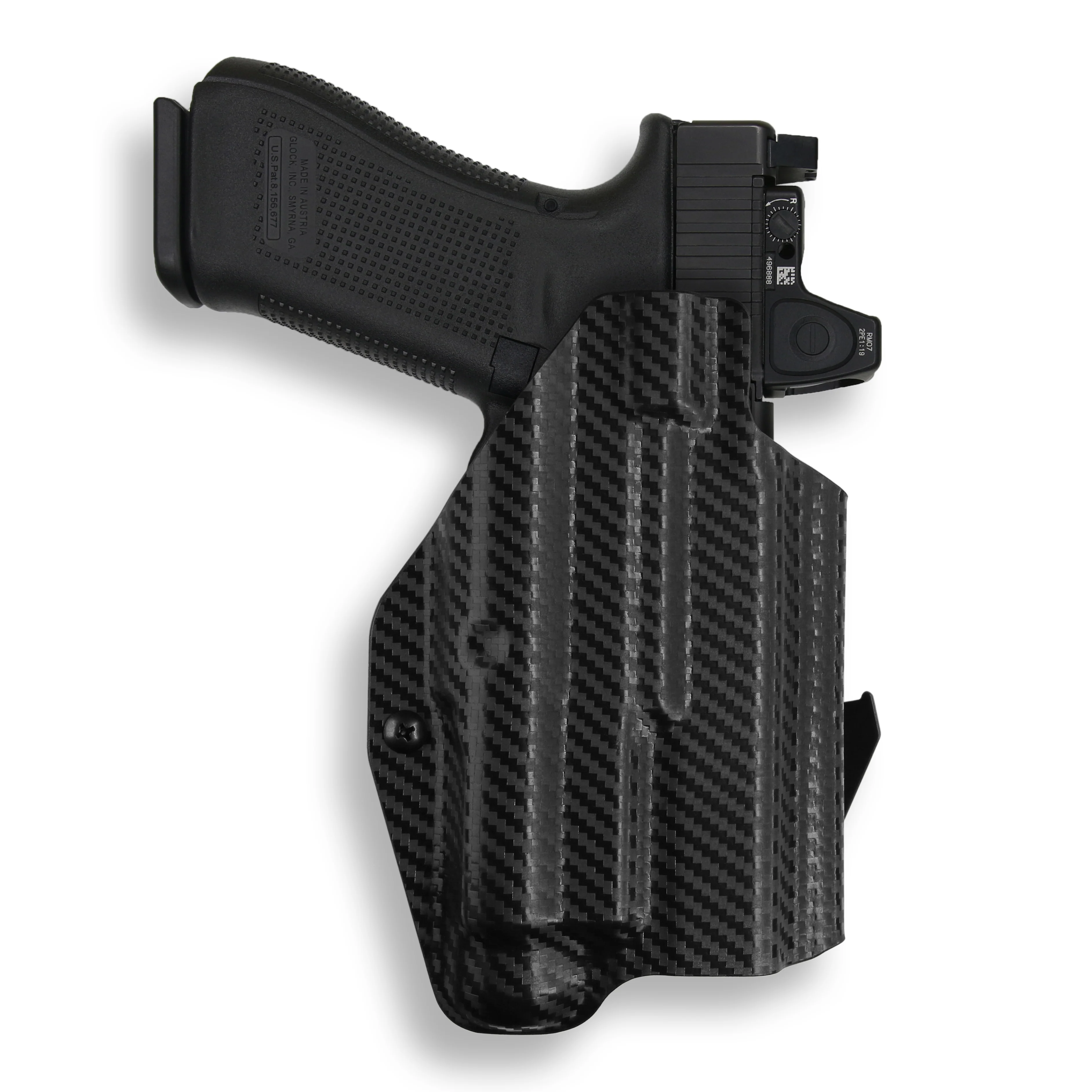 Glock 17 MOS with Streamlight TLR-1/1S/HL Light Red Dot Optic Cut OWB Holster - Image 5