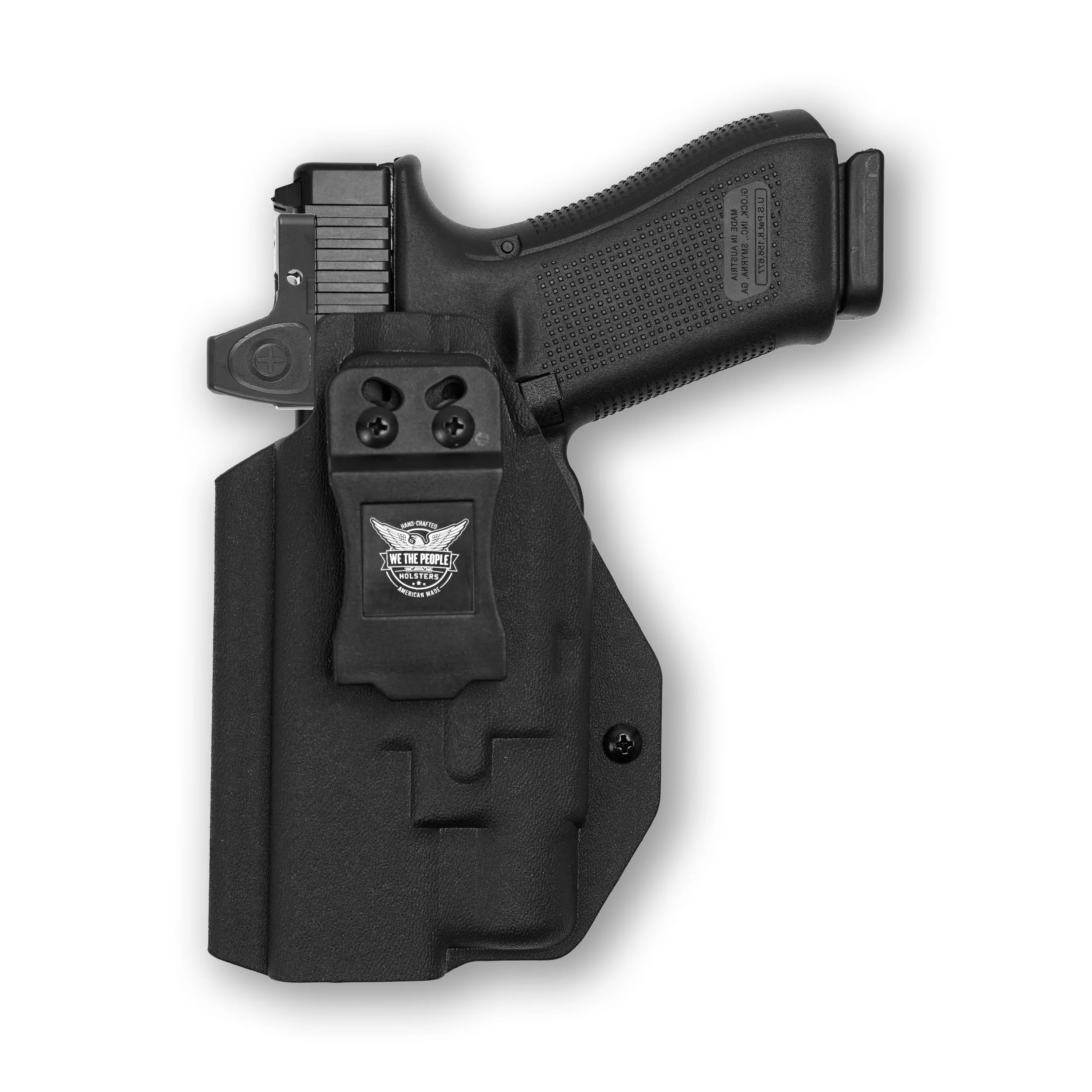 Glock 17 MOS with Streamlight TLR-3 Light Red Dot Optic Cut IWB Holster - Image 3