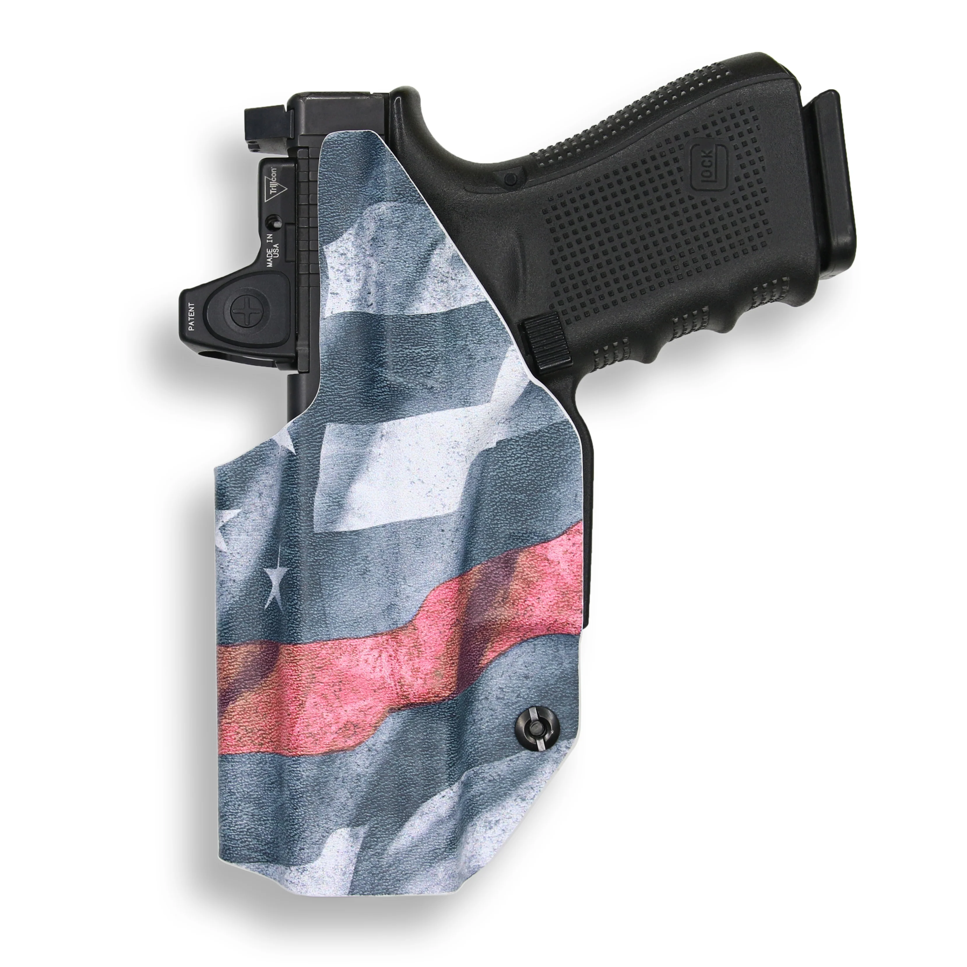 Glock 17 MOS with Streamlight TLR-7/7A/7X Light Red Dot Optic Cut IWB Holster - Image 16