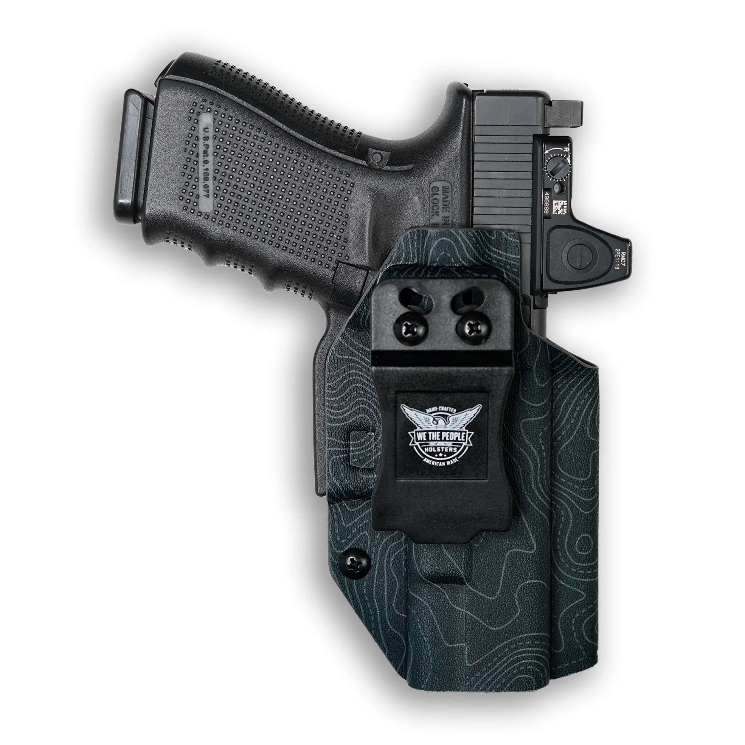 Glock 17 MOS with Streamlight TLR-7/7A/7X Light Red Dot Optic Cut IWB Holster - Image 47